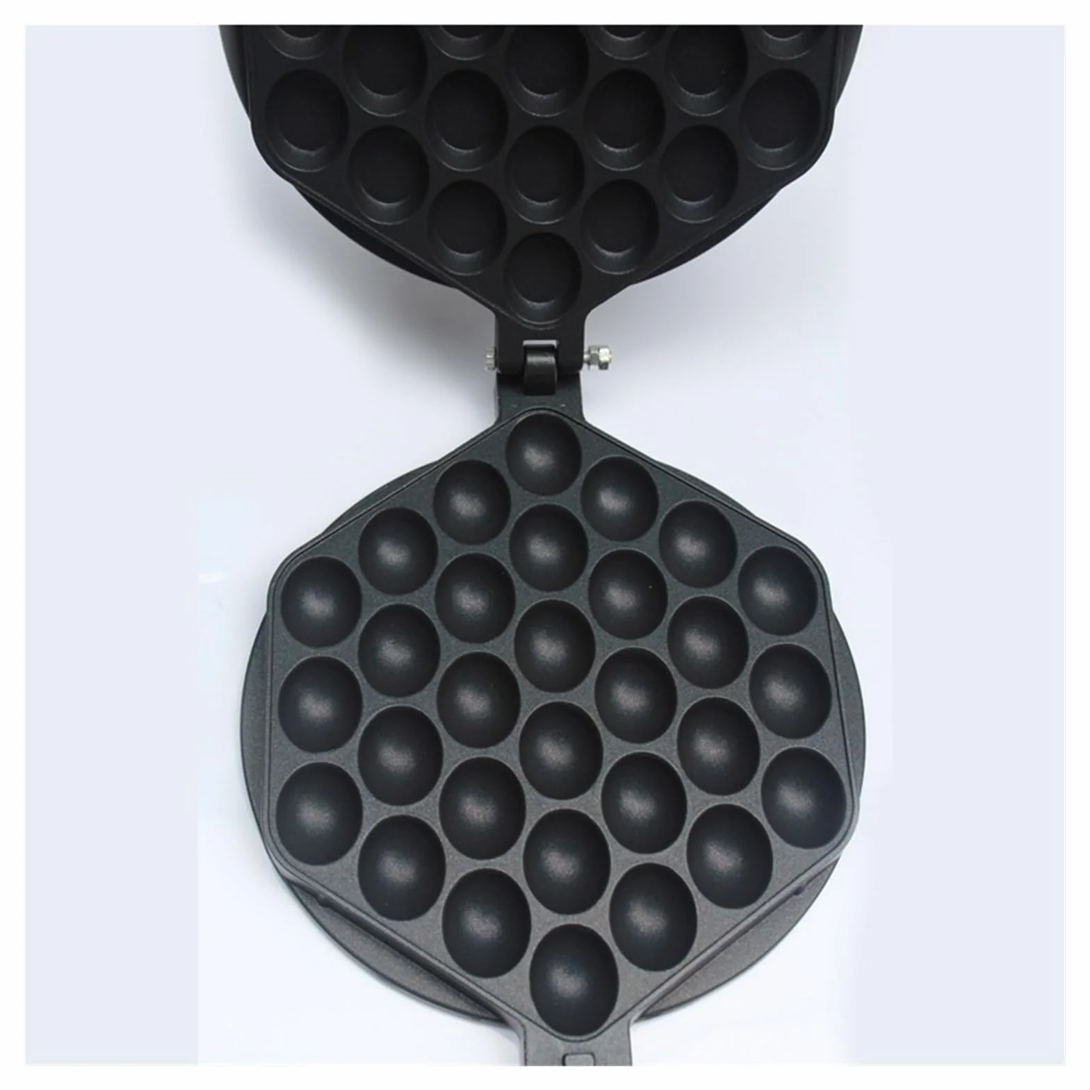 Máquina Comercial For Hacer Waffles Con Forma De Huevo QQ, Molde For Hong Kong, For Pasteles, Eléctrica, Placa Antiadherente Calentamiento Uniforme Y RáPido