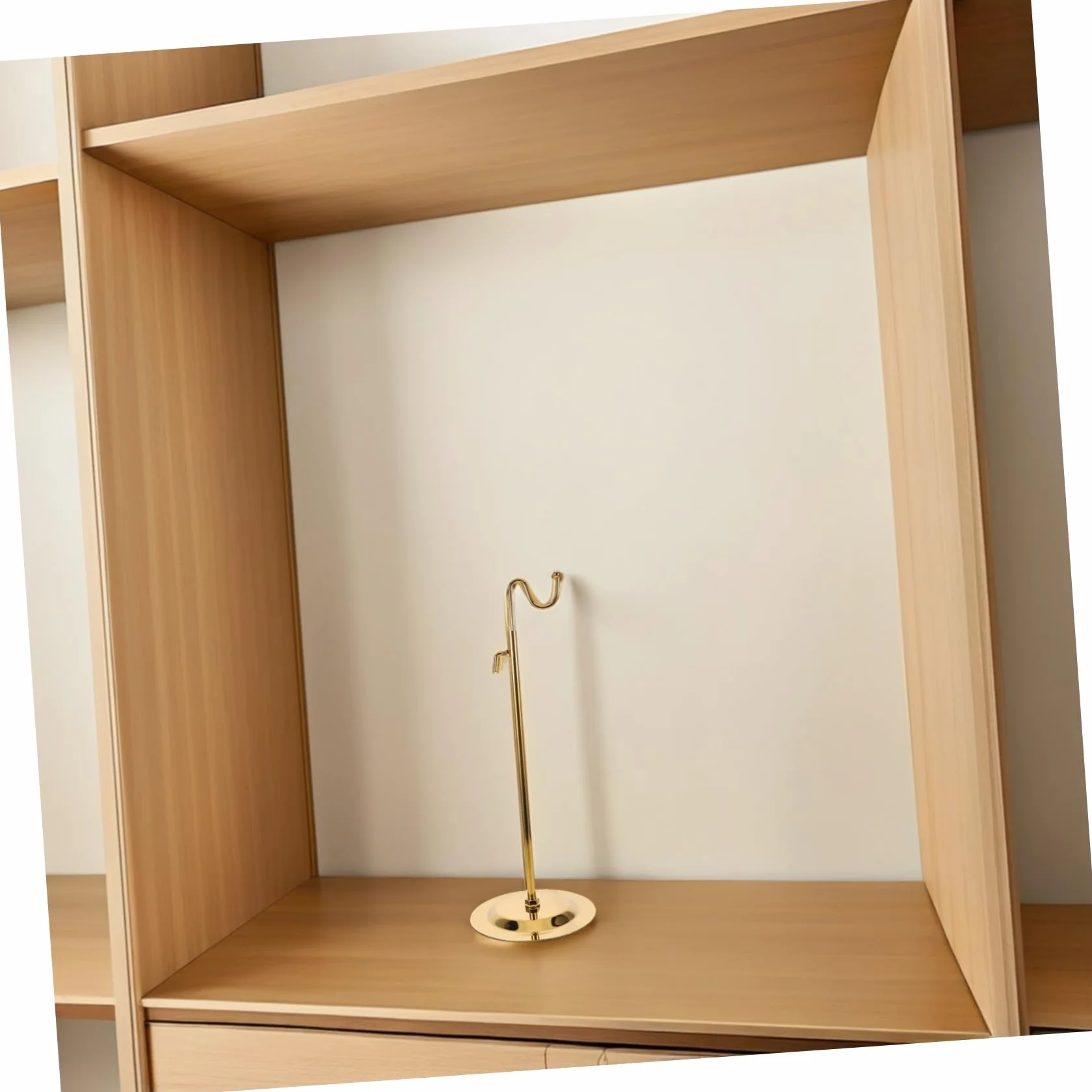 PRETYZOOM Expositor de Bolsos Metalico para Tienda Gancho Ajustable y Soporte de Sobremesa para Accesorios y Carteras