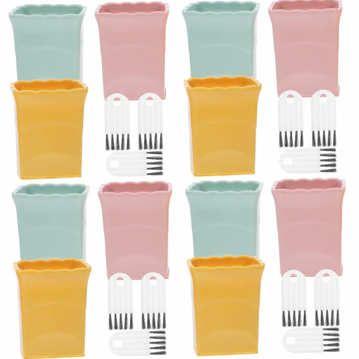 PRETYZOOM 4juegos Cortador De Frutas y Multifuncional Inoxidable Slicer De y Frutas Portátil Herramienta De Cocina Práctica Para Cortar Rodajas Para Preparar Ensaladas y Aperitivos
