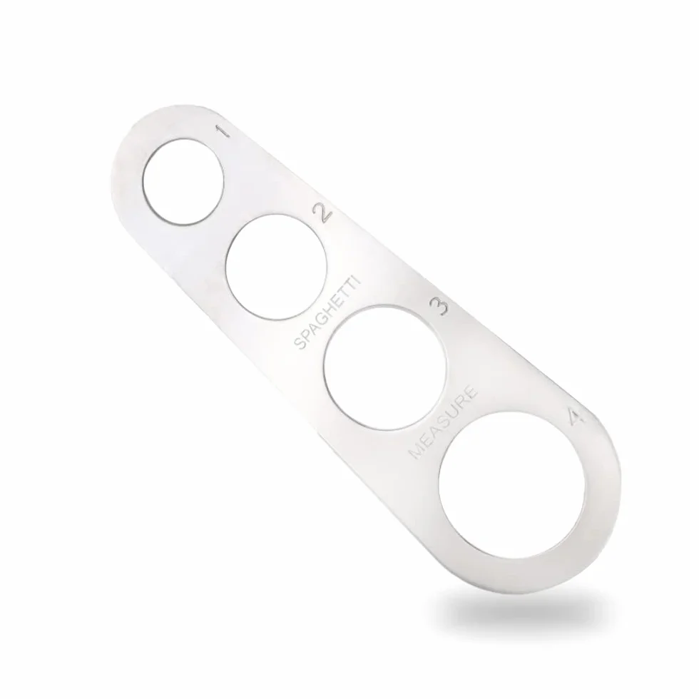 Medidor de Espaguetis Acero Inoxidable 4 Orificios Herramienta de Cocina