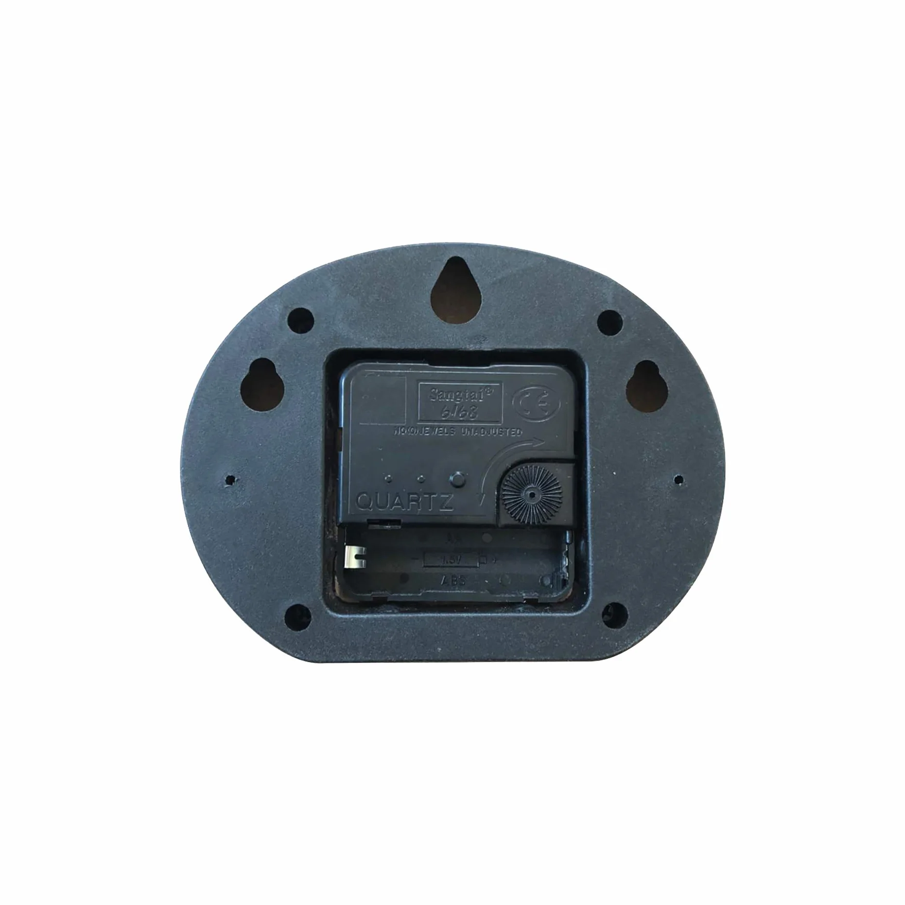 Rebecca Mobili Reloj De Pared, Relojes Decorativos, Negro, Madera MDF, Estilo Contemporáneo, Analógico, Salón - Medidas: 55 x 50 x 4,5 cm (A x AN x FON) - Art. RE6571