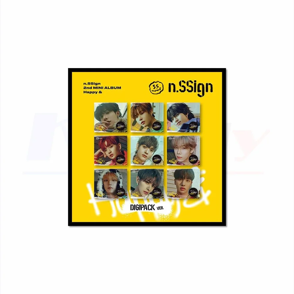 n.SSign Happy & 2nd Mini Album Digipack Ver (9 Ver Set)