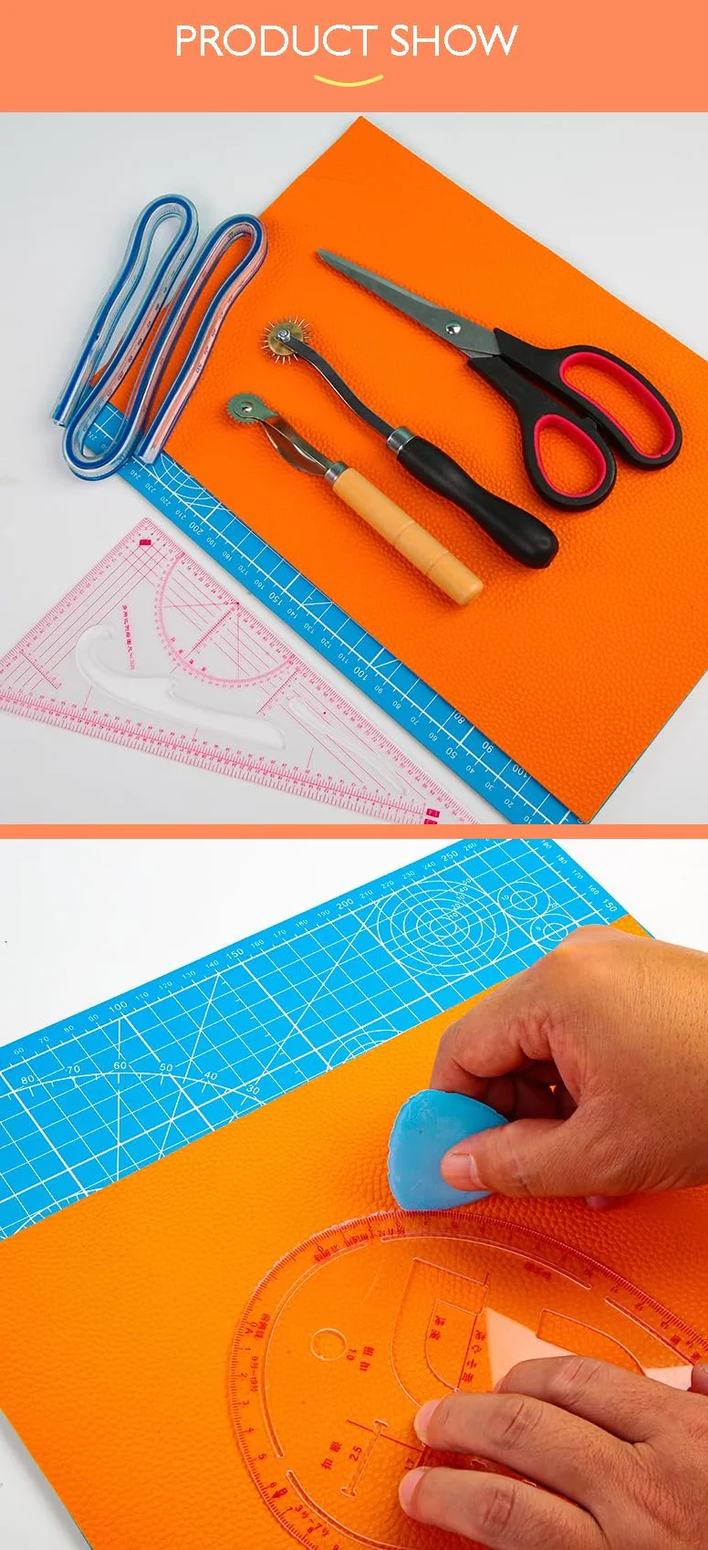 Regla de costura para hacer patrones, juego de 15 piezas, 10 reglas transparentes + 5 herramientas de ayuda de costura diferentes para principiantes, sastres diseñadores