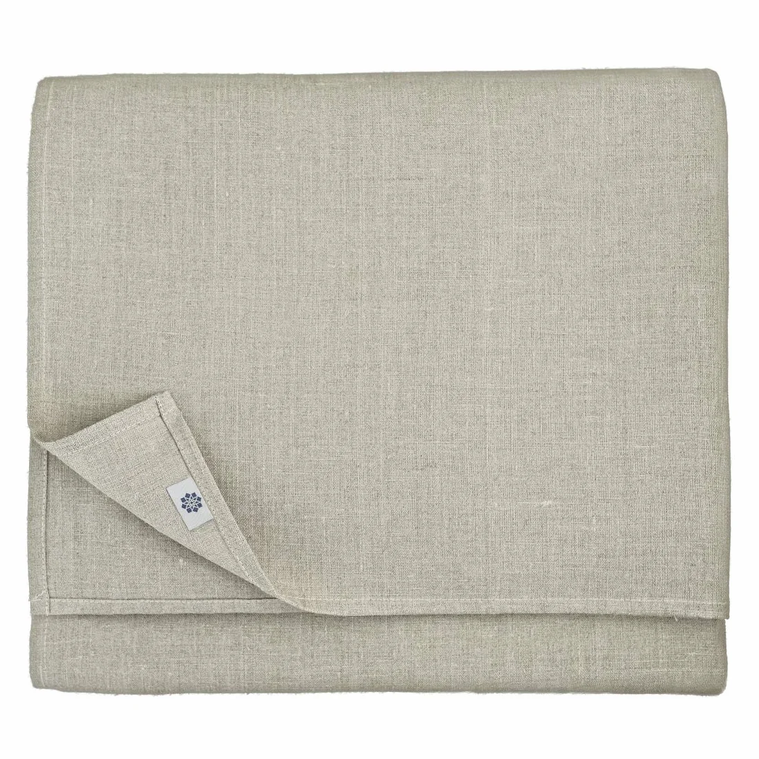 Linen & Cotton - Mantel Anabella Muy Elegante de Tela, 100% Lino (147cm x 200cm, Beige)