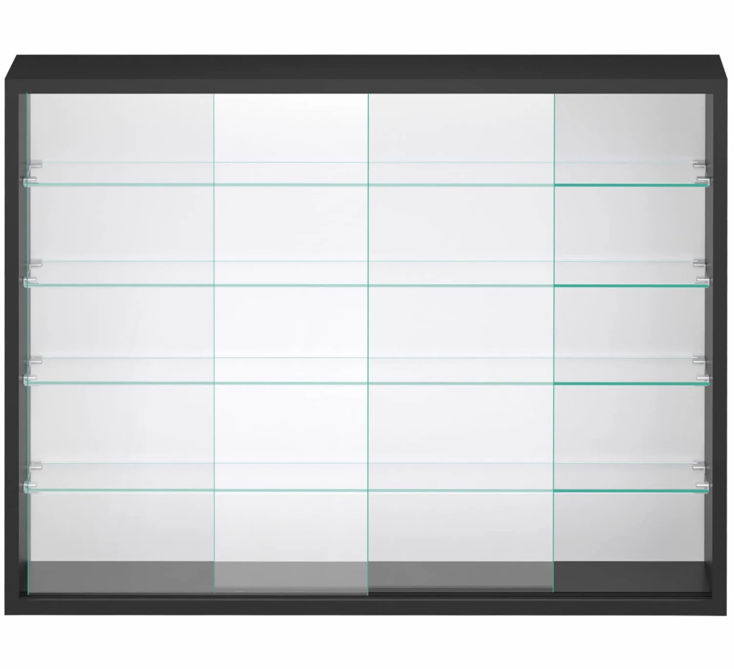 VDD Vitrina de pie colgante – puertas correderas – 75 x 55 x 14 cm