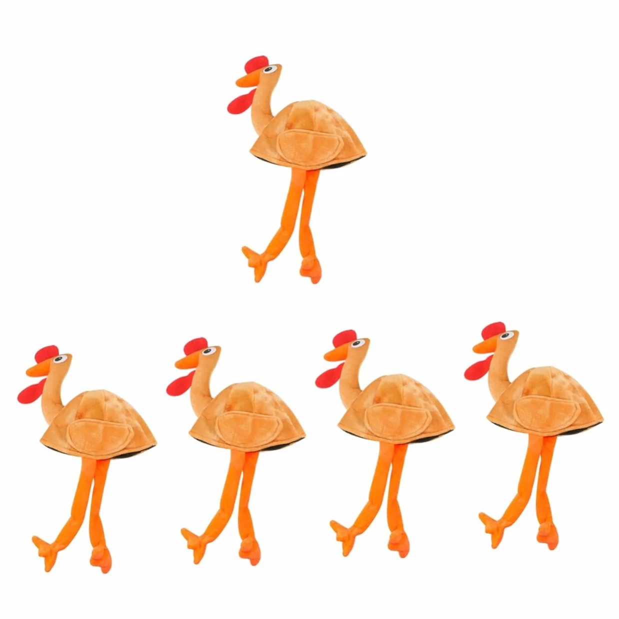 Abaodam 5piezas Sombrero De Pavo Divertido Para Carnaval y Acción De Gracias Diseño Adorable Patas Accesorio De Fiesta Para Cosplay y Celebraciones