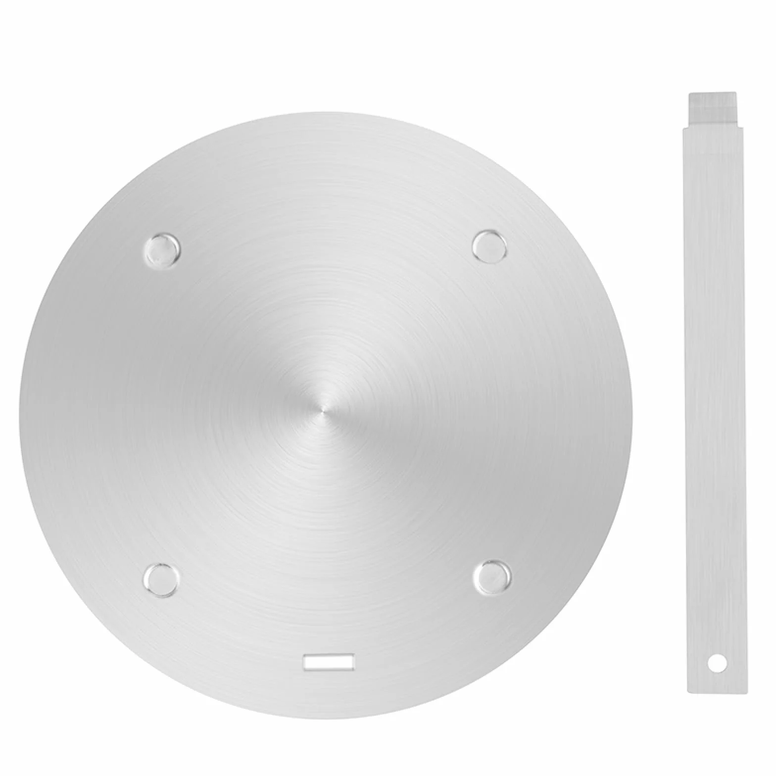 Placa de Conducción de Calor para Estufa de Gas Placa para Inducción, Gruesa Difusor de Calor, Adaptador de Inducción de Disco Placa con Mango Desmontable, 28cm