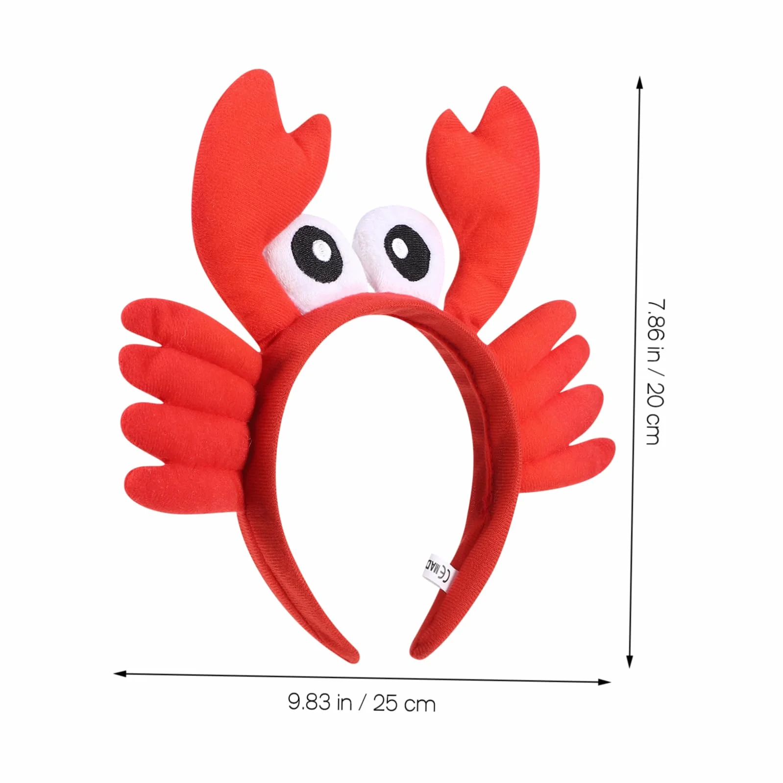 Zerodeko Diadema De Cangrejo Grande Para Niñas Accesorios De Cosplay Diademas Divertidas Para Fiestas Diseño Y Ligero Para Fotos Y Celebraciones 2 Piezas X 5