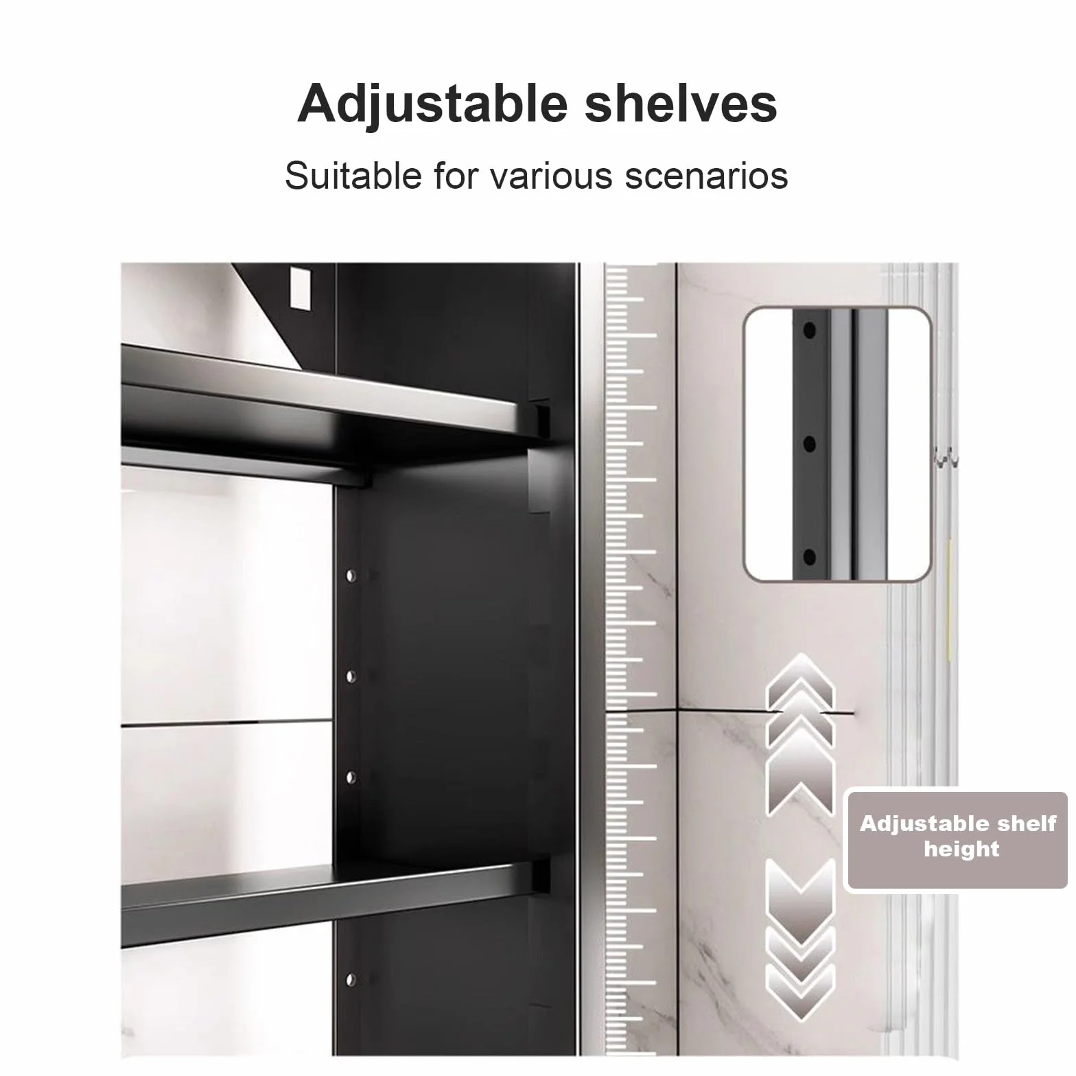 Gabinete de Almacenamiento, Gabinete de Despensa de Cocina, Gabinete de Almacenamiento de Despensa, Gabinete con Puertas, Gabinete de Almacenamiento de Baño, Gabinete de Artesanía ( Color : A , Size :