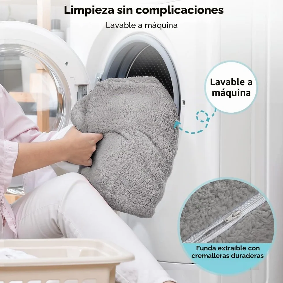 Sofá cama 2 en 1 para niños, silla extra ancha, bolsillos laterales y funda extraíble, sillones convertibles (gris)