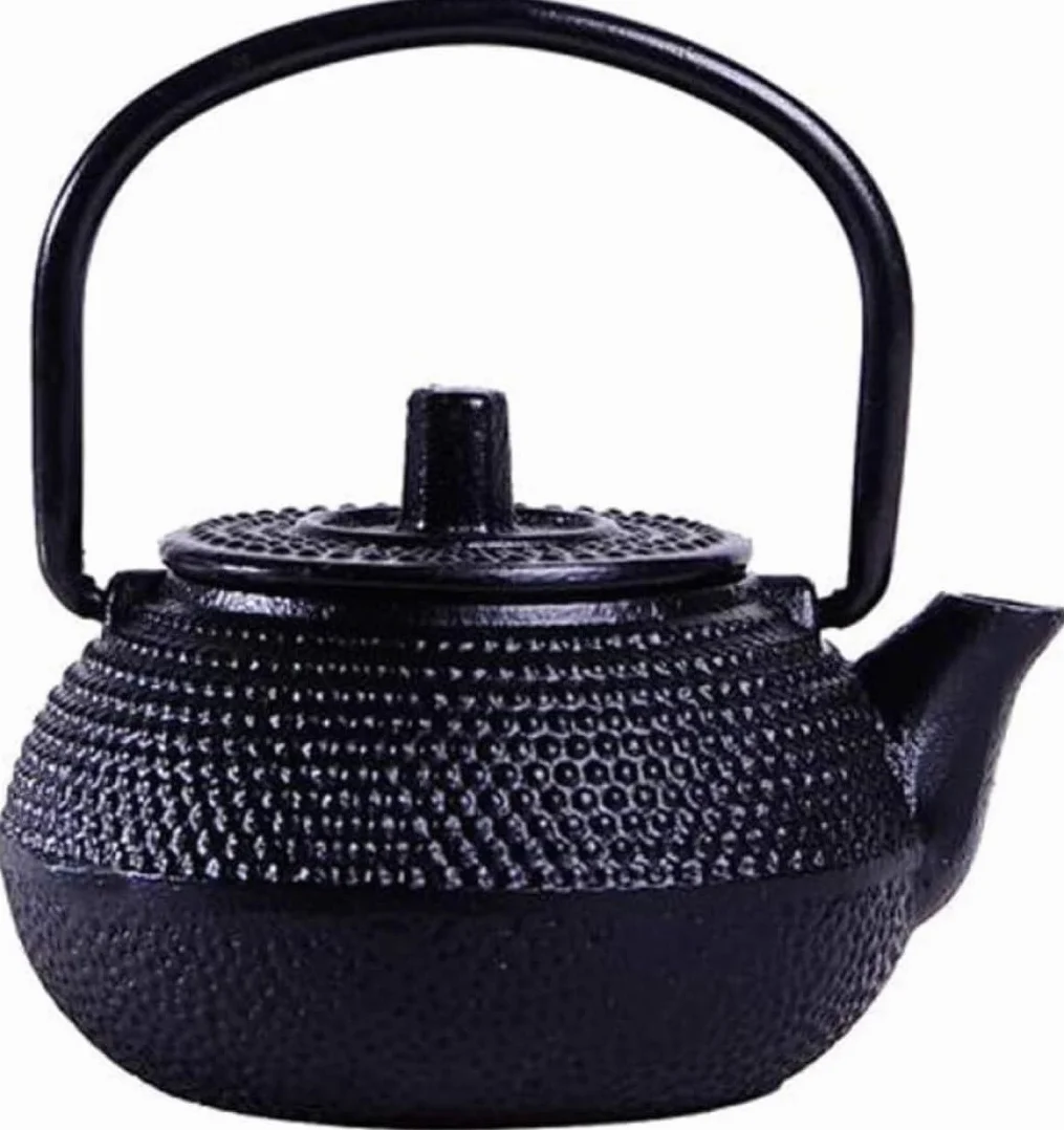 RUVOO Tetera Hierro Fundido Tetera Japonesa Tetera De Hierro Fundido De Estilo Japonés De 50ML, Adornos De Tetera como Decoración De La Cocina del Hogar China Tetera Hierro