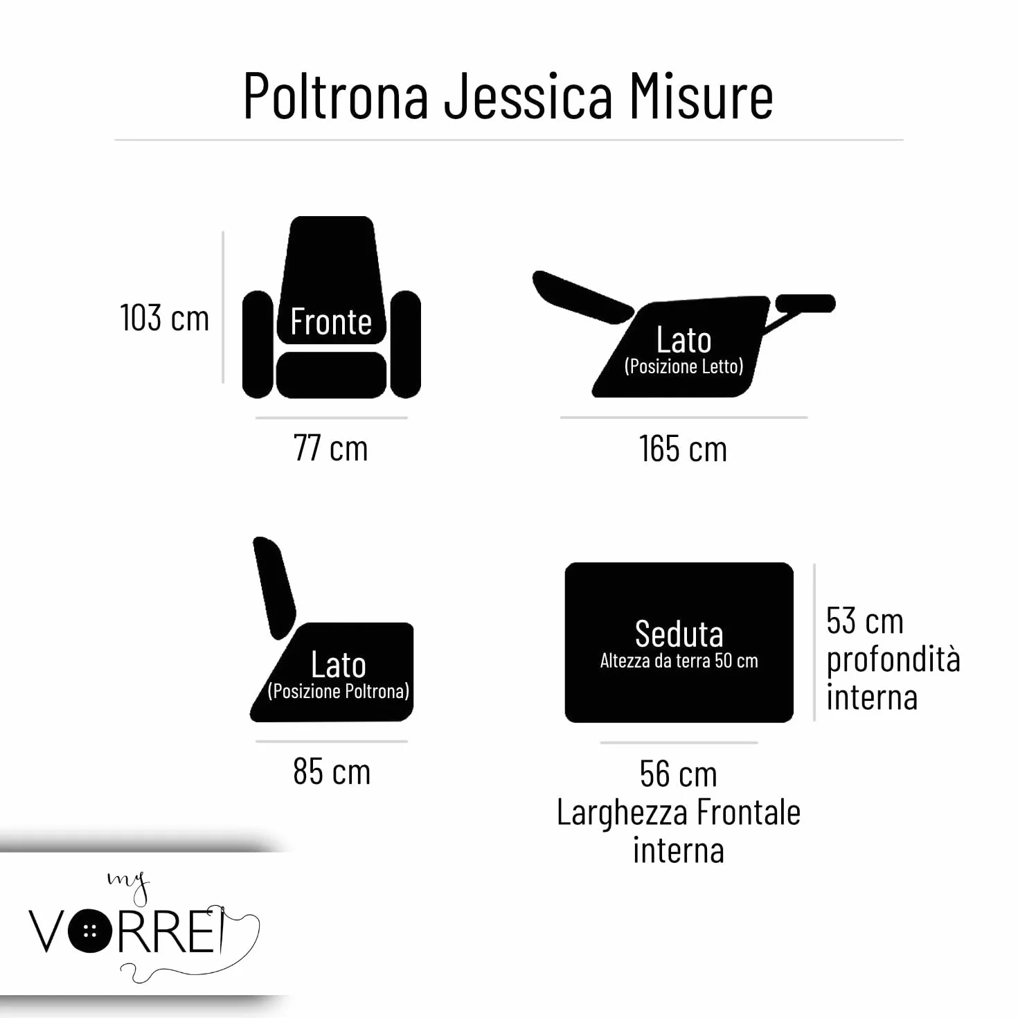 Sillón Relax 2 Motores Apoyabrazos Extraíbles Asa Trasera 4 Ruedas Revestimiento Microfibra Dispositivo Médico Clase 1 Jessica