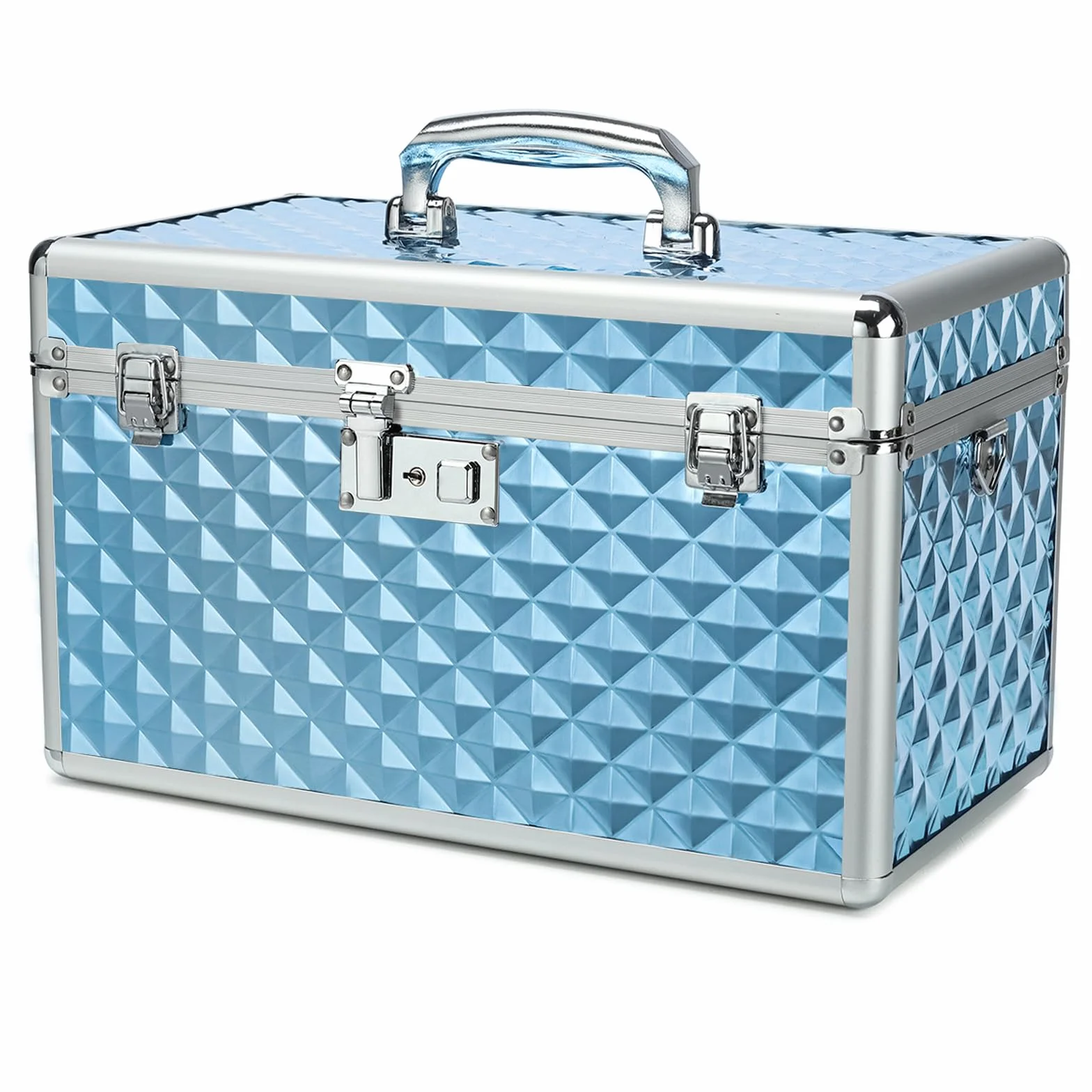 Caja de almacenamiento con cerradura de llave, caja de almacenamiento de medicamentos con cerradura, caja vacía de primeros auxilios, caja de seguridad con cerradura de seguridad, caja de