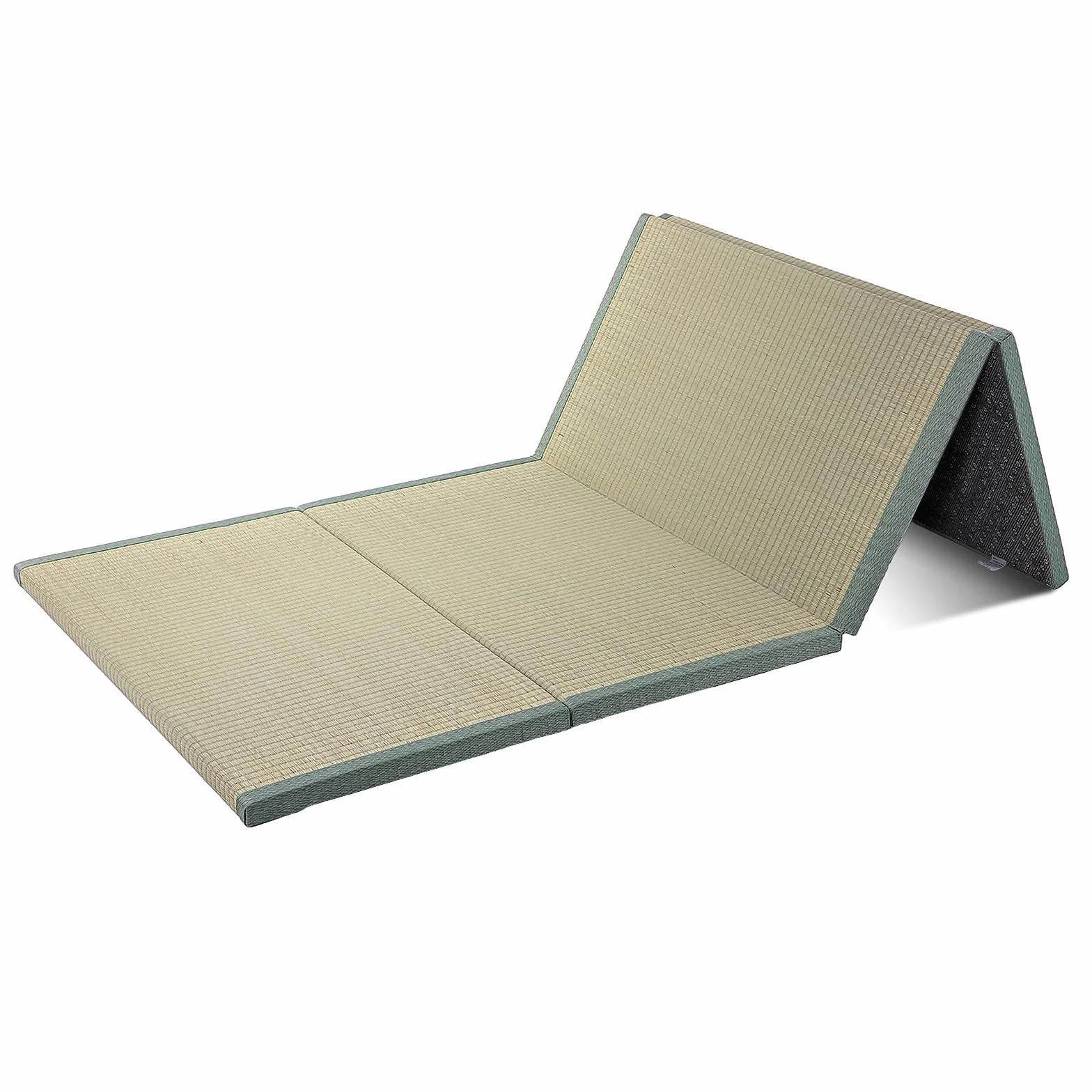 Tapete de Tatami Tradicional Japonés, Firme y Cómodo, Colchón de Futón con Hierba Igusa Verde 100% Natural, para Meditación, Yoga, Zen, 90×200×3.5cm