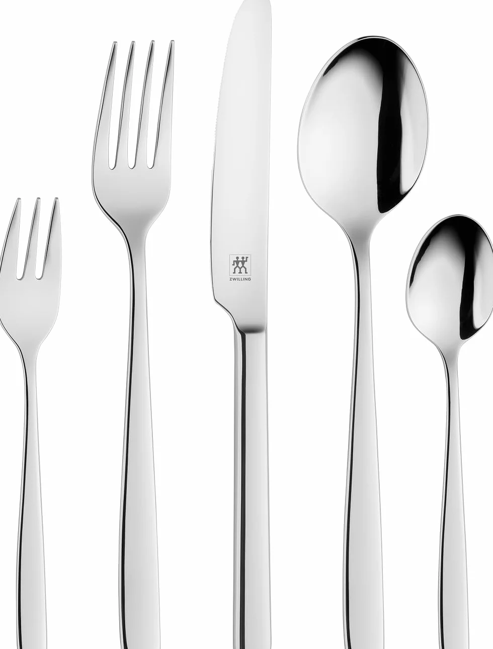 ZWILLING Roseland - Cubertería de 30 piezas para 6 personas, apto para lavavajillas, acero inoxidable 18/10 y hoja de acero, plata pulida