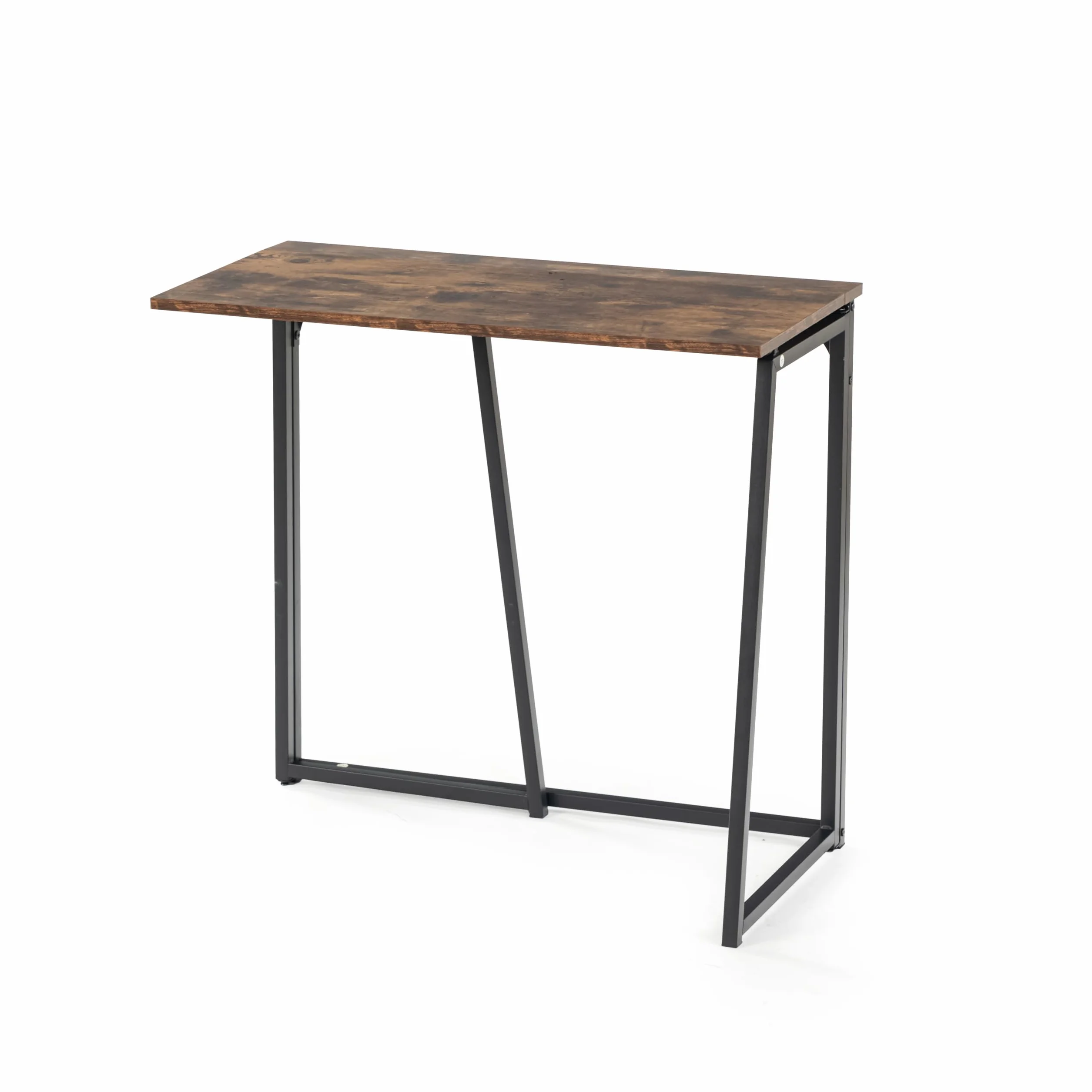 FurnitureR - Mesa Plegable Multiusos para Ocio Creativo, Superficie de Madera con Estante Elevado, Ideal para Dibujo, Artista, Ocio Creativo, fácil de Mover, 80 x 40 x 74 cm