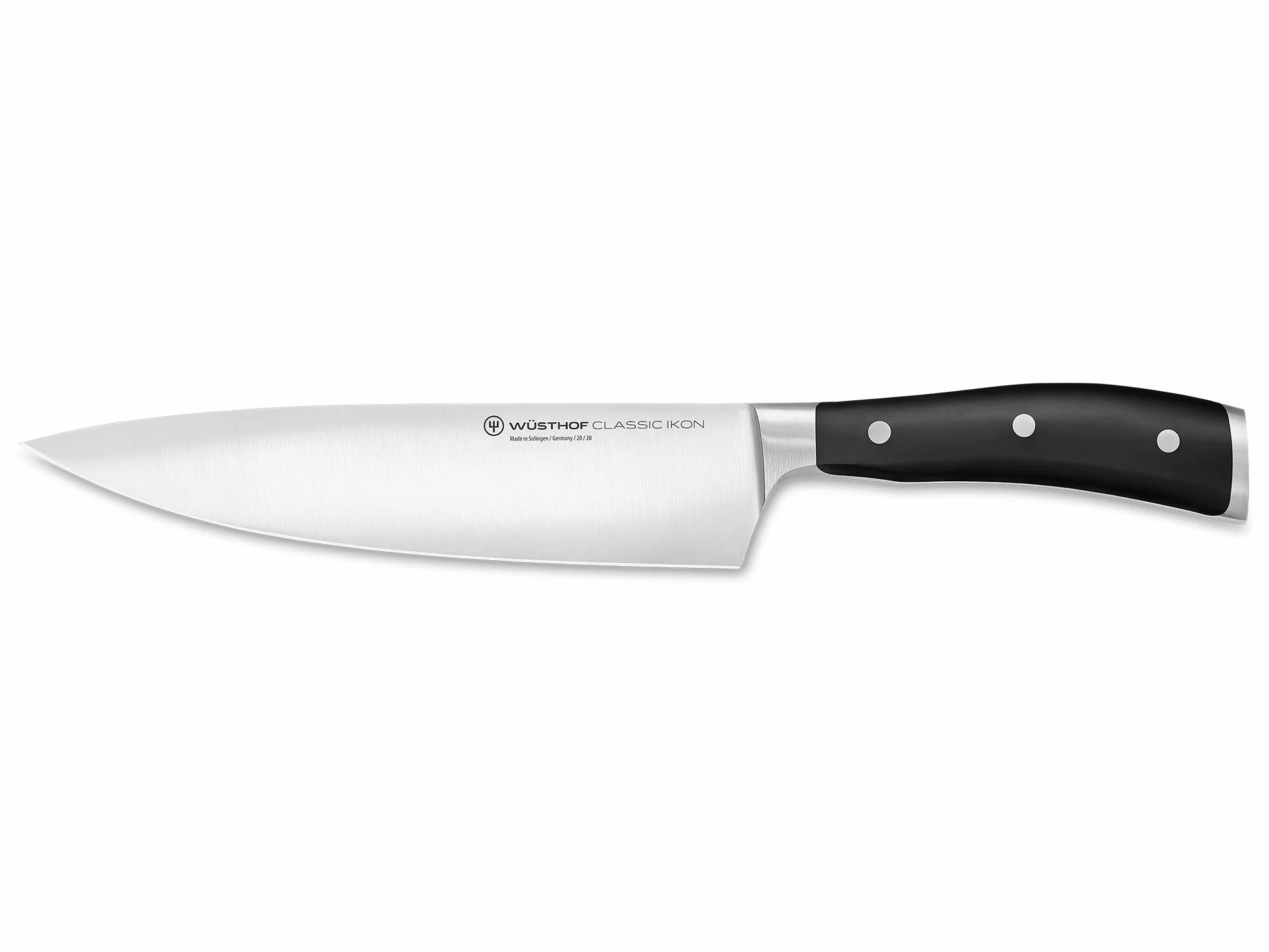 Wusthof Classic Ikon (1040330120) - Cuchillo de Chef, Longitud de Hoja 20 cm, Forjado Acero Inoxidable de Calidad, Cuchillo de Cocina con Hoja Filosa