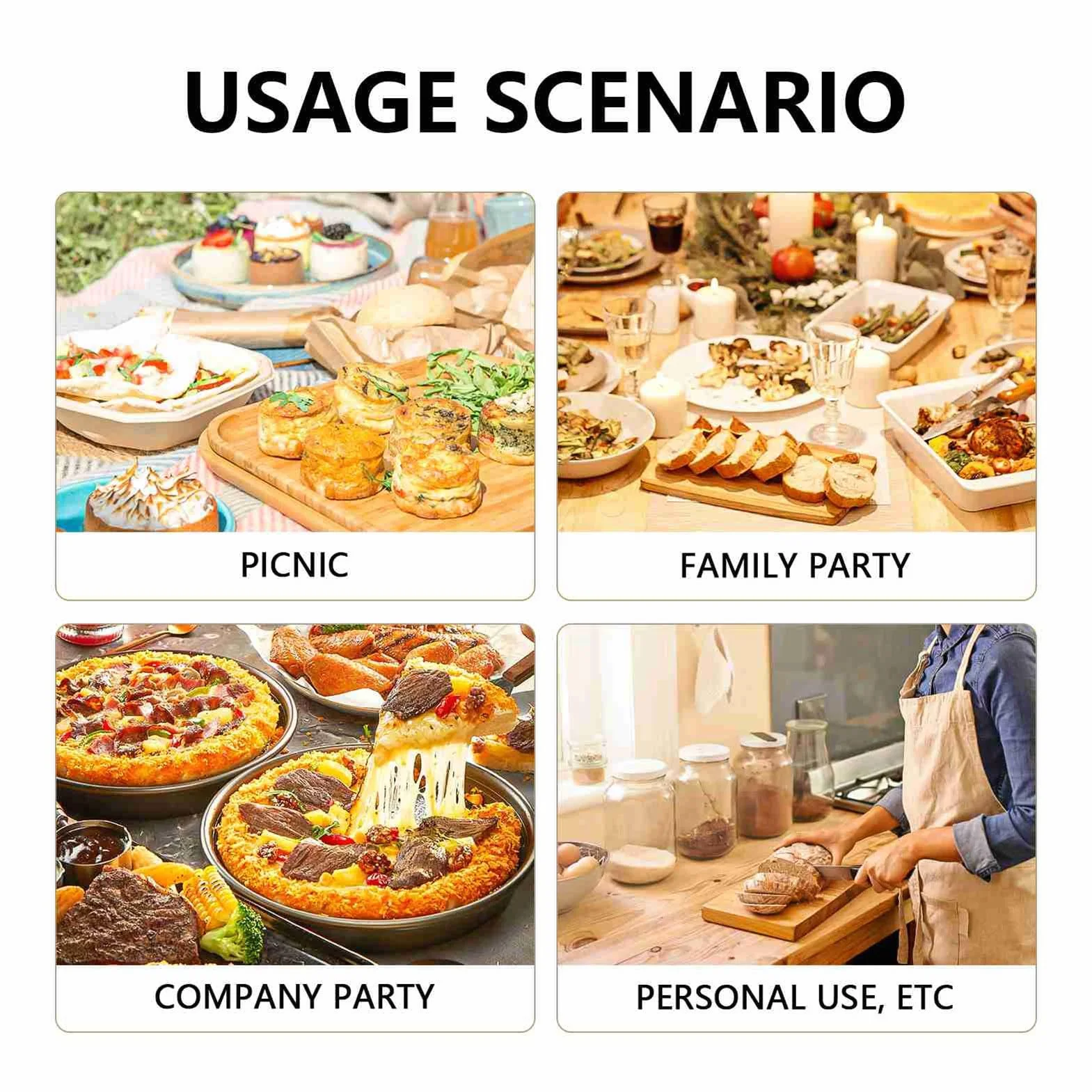 Generic Juego de Cubiertos de Acero Inoxidable Dorado, Cubiertos Pulidos con Espejo de 24 Piezas con Diseño Ergonómico para Eventos de Banquetes
