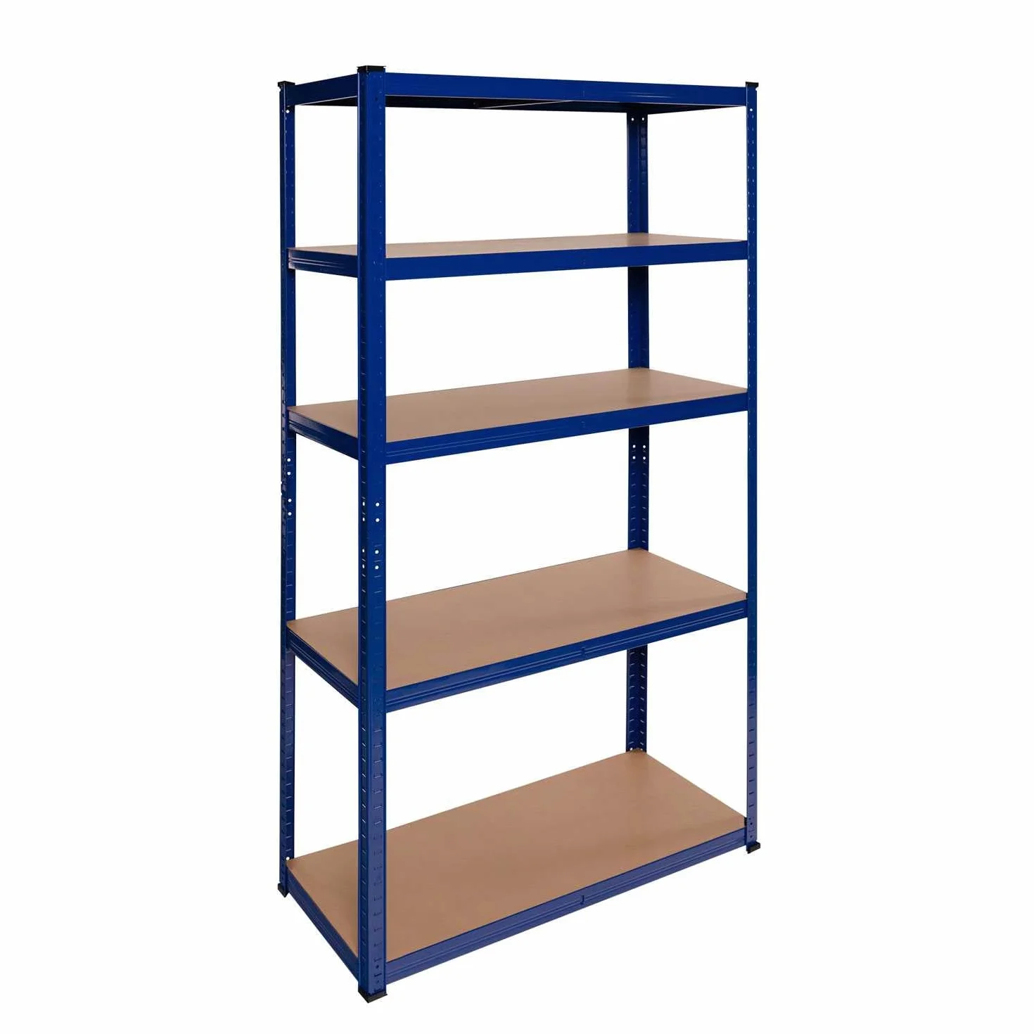 OcioDual Estanteria Metalica Azul Essential, Estanteria Almacenaje Trastero, 180x90x40cm, Estante Cocina, Estanterias Almacenaje Trastero, Estanterias Metalicas Sin Tornillos