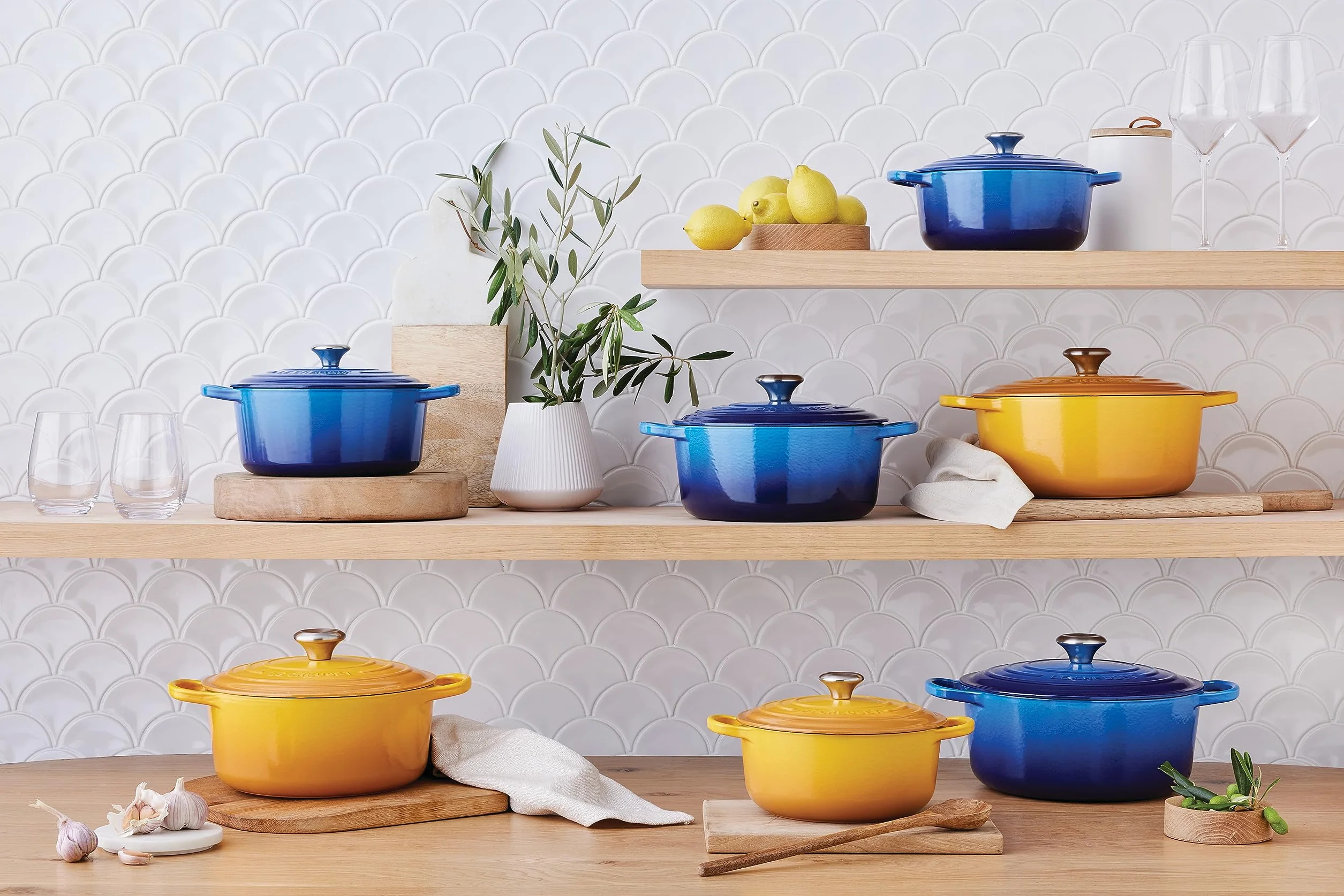 Le Creuset Cocotte redonda de hierro fundido, 20 cm, 2, 4 L, Todas Las Fuentes de Calor Incluso inducción, Nectar, 21177206724430