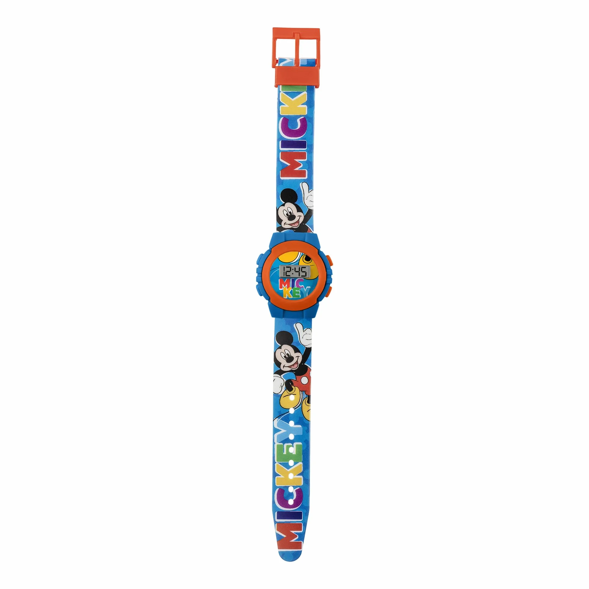 Mickey Mouse Disney MK4164 - Reloj digital multicolor, multicolor, Redondo