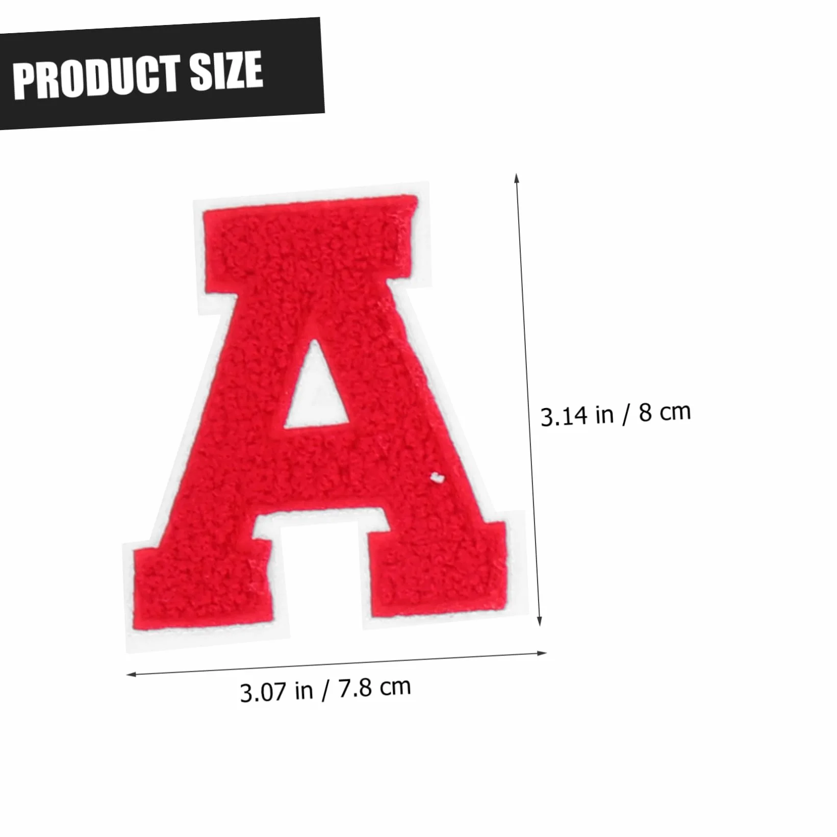 Operitacx 3 series Parches De Chenilla Con Bordado De Letras Para Chaqueta Ropa Sombreros Parches Decorativos Para Coser Parches Para Ropa Con Letras Abrigos 26 piezas x 3