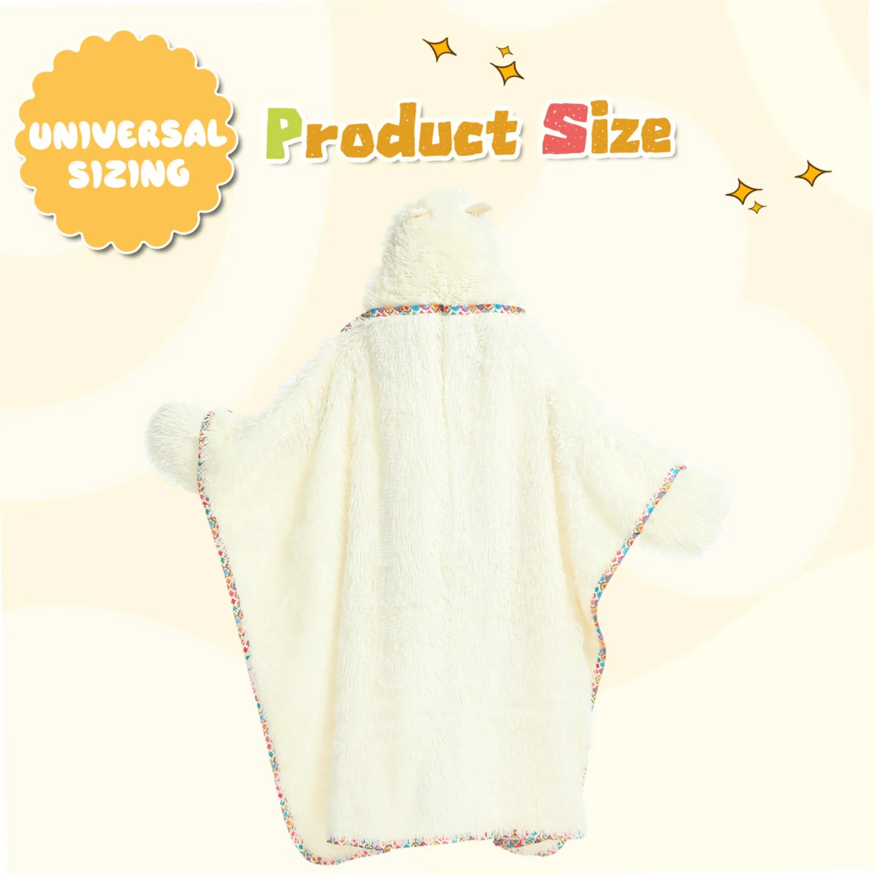 Manta Portable con Capucha de Manta de Invierno de Alpaca Suave y esponjosa para Adultos para Mujeres dormitorios de Adultos