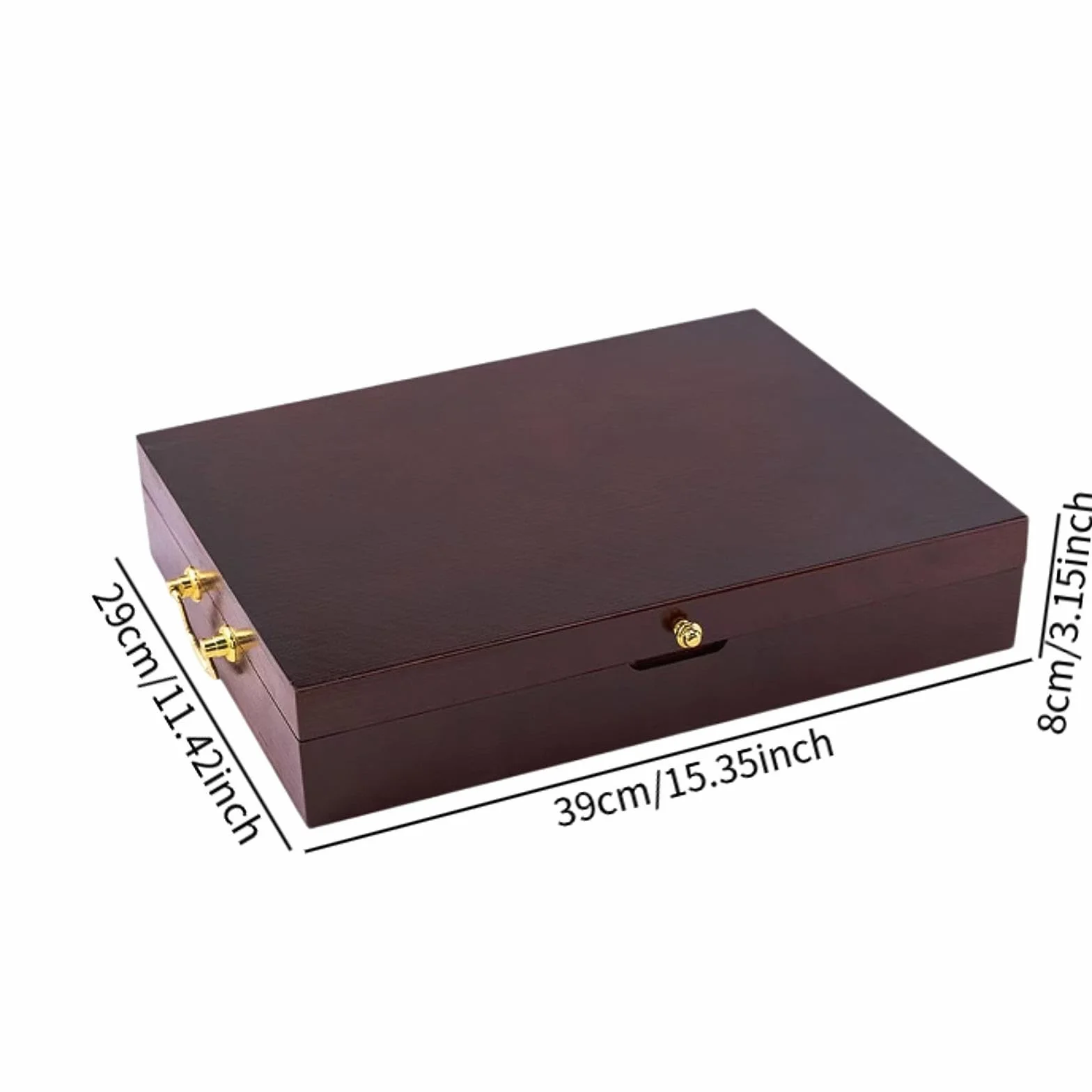 Sharplace Caja de Madera para Guardar Cubiertos, Ideal para La Cocina, El Hogar, La Decoración, Regalo, Baúl Resistente para Cubiertos.