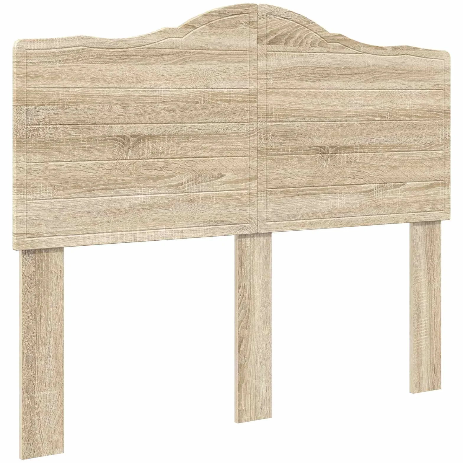vidaXL Cabecero Roble Sonoma Madera contrachapada, Cabecera de Dormitorio Moderna, diseño Rectangular, Mueble Minimalista Duradero, decoración fácil para tu Zona de Descanso
