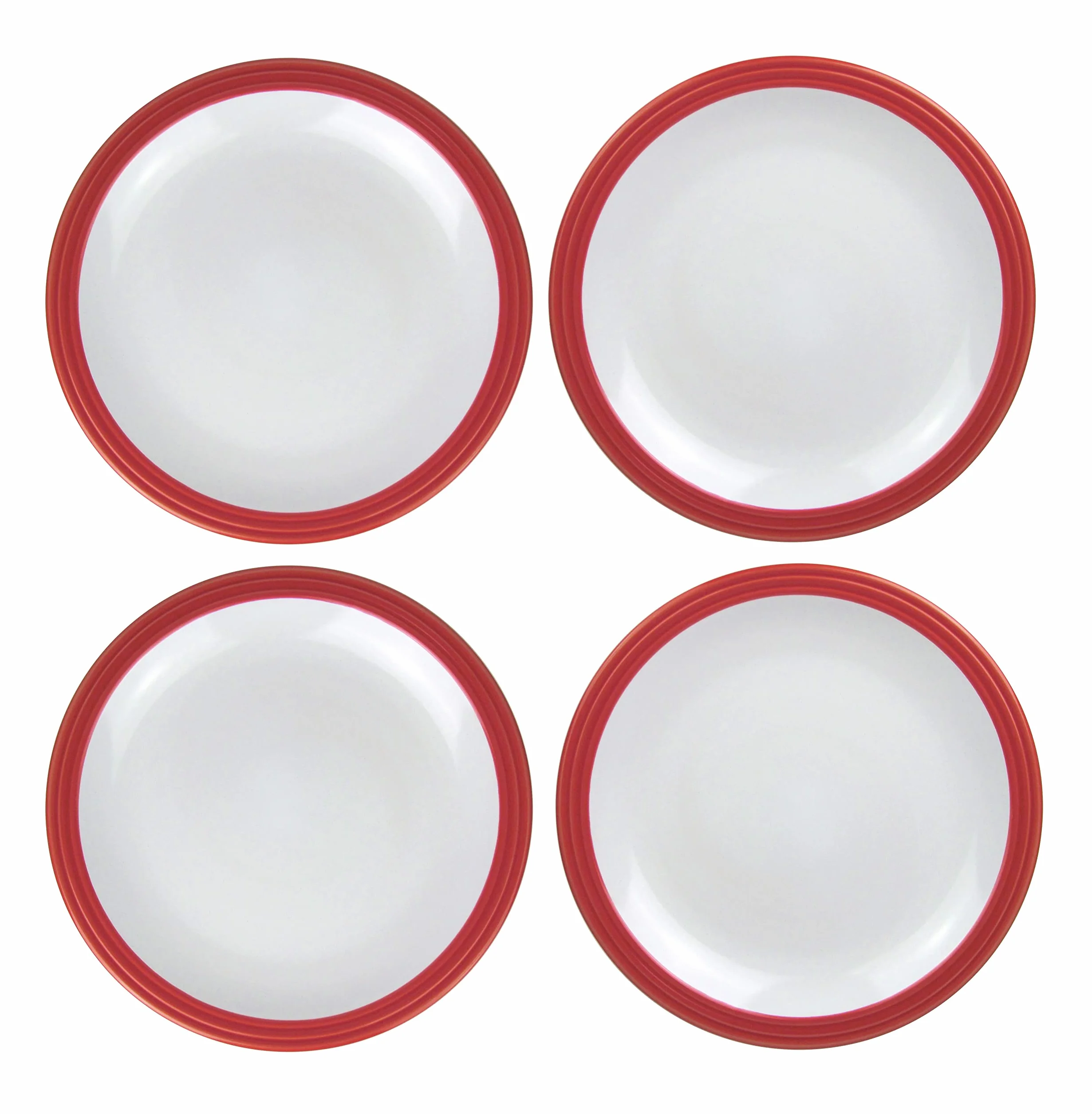 Retsch Arzberg Camden - Vajilla combinada (16 piezas, ahorro de espacio, apta para lavavajillas, microondas, resistente), color rojo