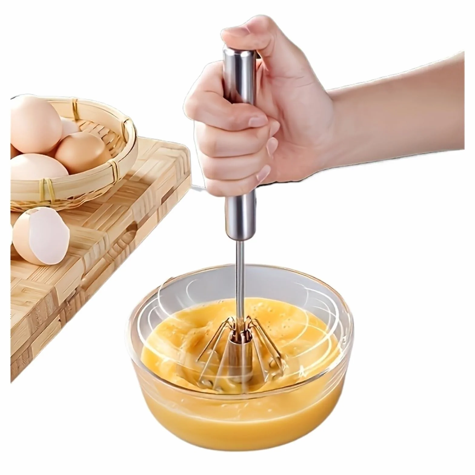 Batidor de mano acero inoxidable y espumador leche batidor manual for huevos crema