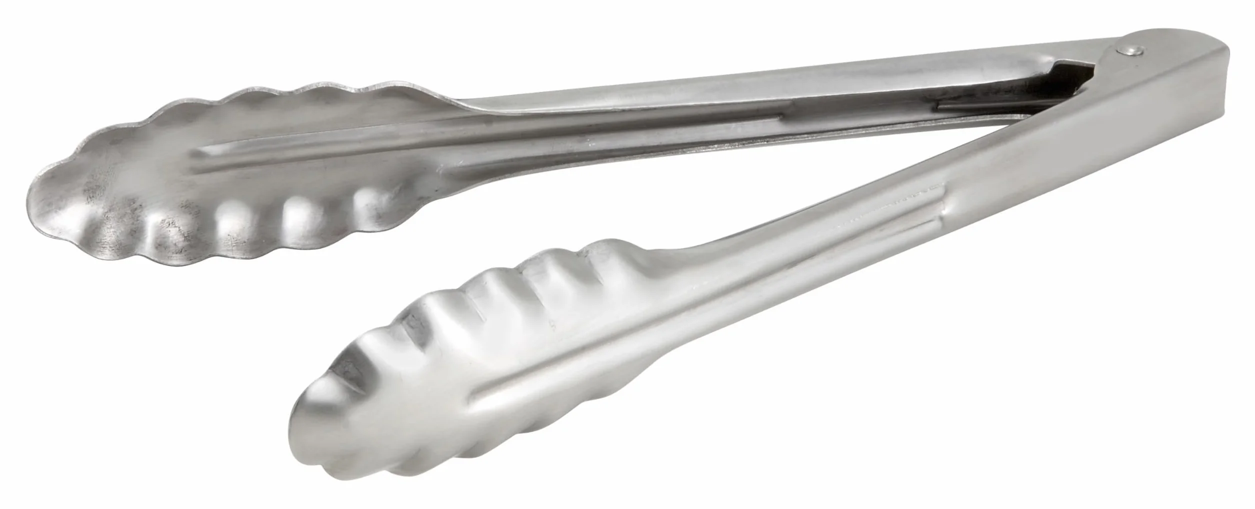 Winco Pinza de acero inoxidable UT-9HT con resorte en espiral extra pesada, 22,8 cm