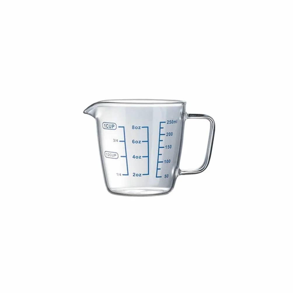 Vaso con Tazas de Leche graduadas Tazas medidoras para Hornear en casa Tazas de Desayuno Tazas graduadas Medidor de Cocina (Color : 250ml) (250ml)