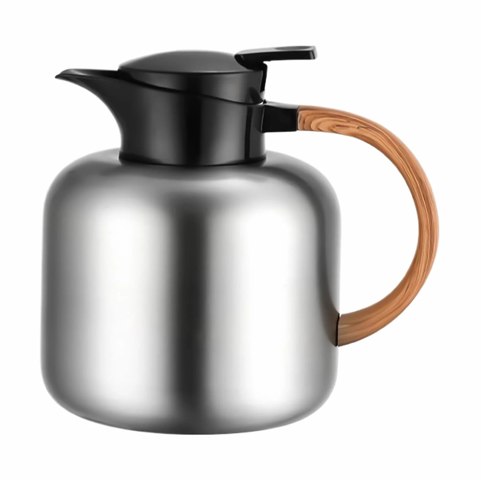Jarra Térmica 2L Aislamiento Al Vacío | Jarras De Agua Y Café Para Mantener Caliente Para Bebidas Calientes y Frías como , Té, Bebida de Chocolate para Hogar y