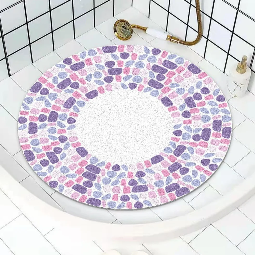 Alfombra Ducha – Efecto Teja y rápida(Purple,120cm)