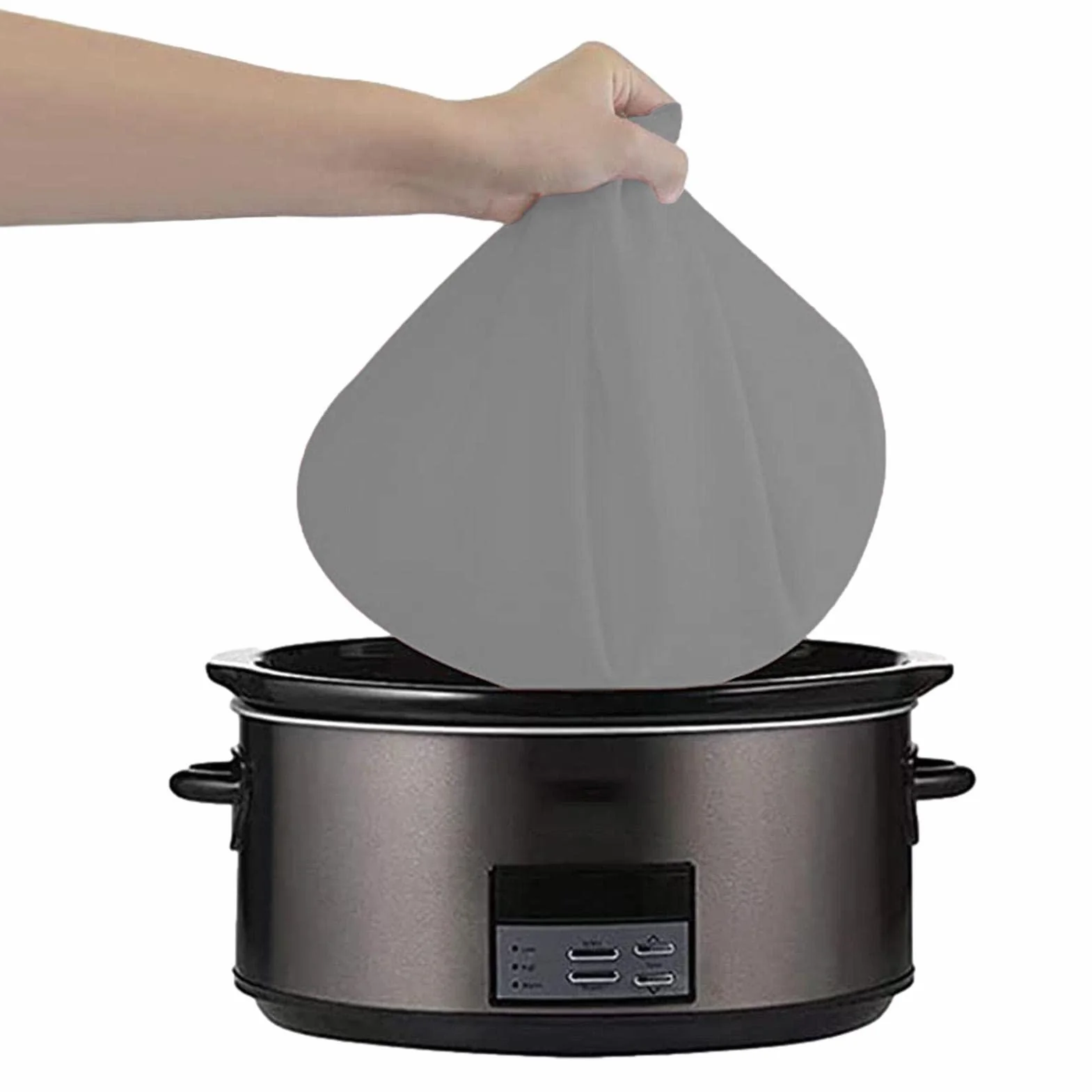 4 plantillas para ollas cocina de silicona antifugas reutilizables calidad alimentaria 6-7QT