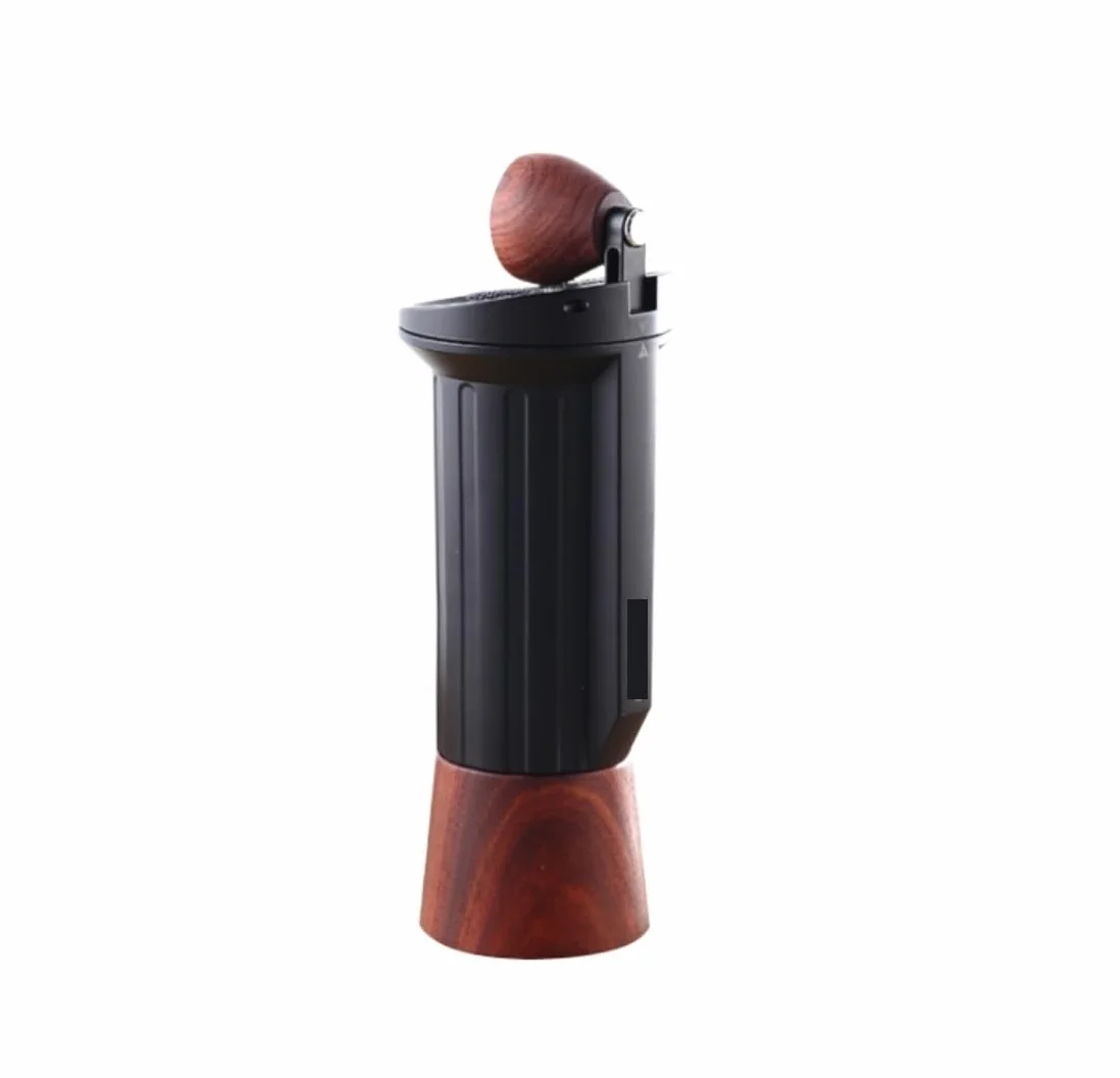 Molinillo Café Molino Cafe Juego De Molinillo De Café Portátil Molinillo De Café Manual con Fresa Ajustable Y Cafetera De Manivela Plegable Moledor De Cafe