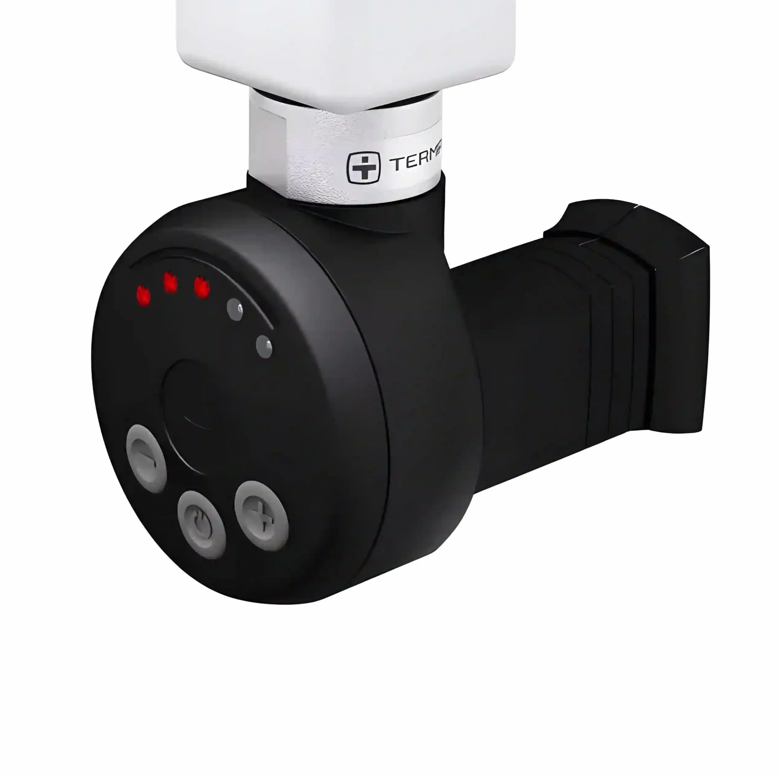 Elemento Calefactor Terma con Termostato para Radiador Toallero 300 W, Negro, Rosca 1/2"