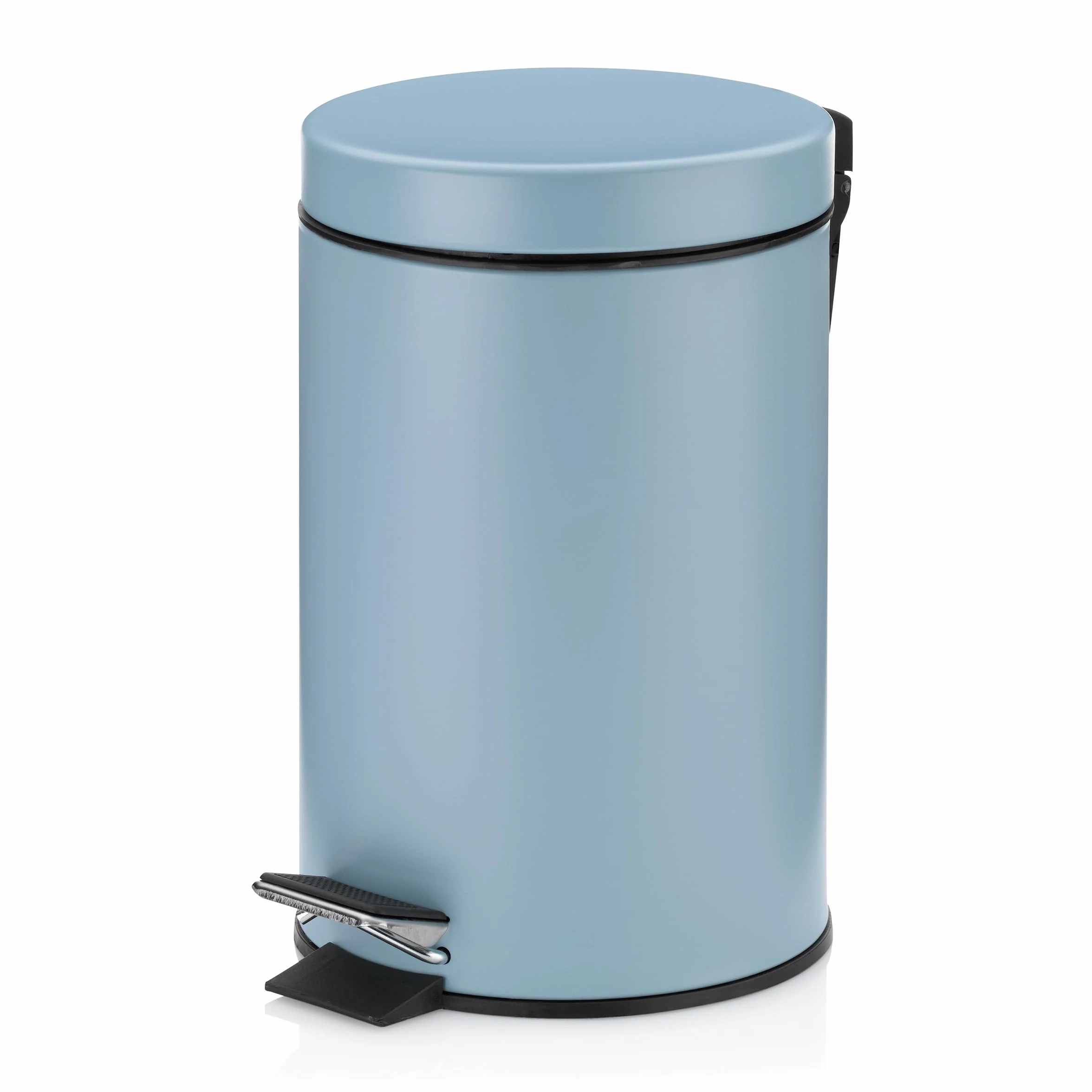 Cubo de basura con pedal MONACO azul hielo mate 3 l para baño