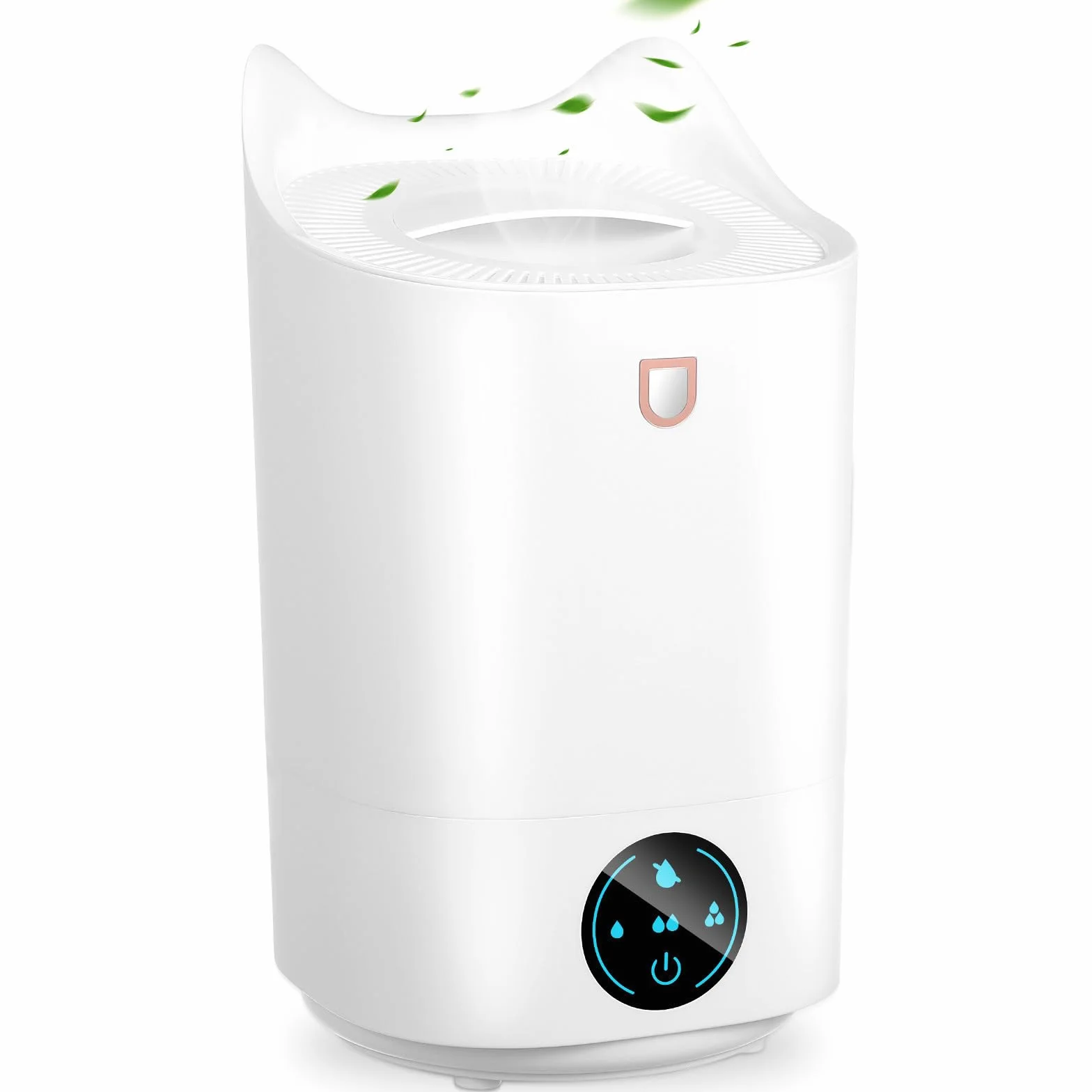 TOYANDONA Humidificador Personal de Escritorio 3.1l Blanco con Apagado Automático y Diseño Minimalista para Oficinas y Habitaciones Pequeñas