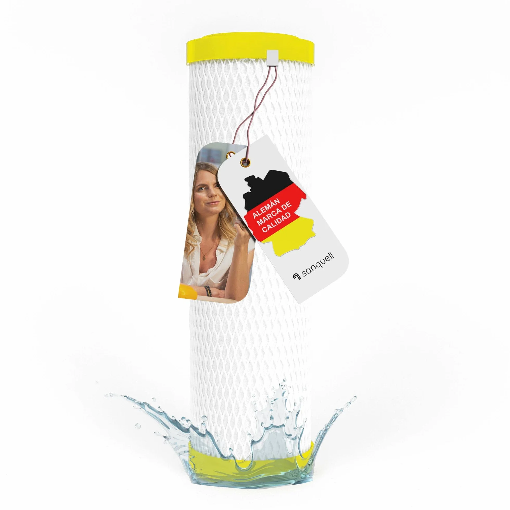 Filtro de agua Superflow Comfort CBF3 | filtra fiablemente los contaminantes y el sabor | para carbonit Vario, Sanuno | hasta 8 litros/minuto | carbón activo sinterizado
