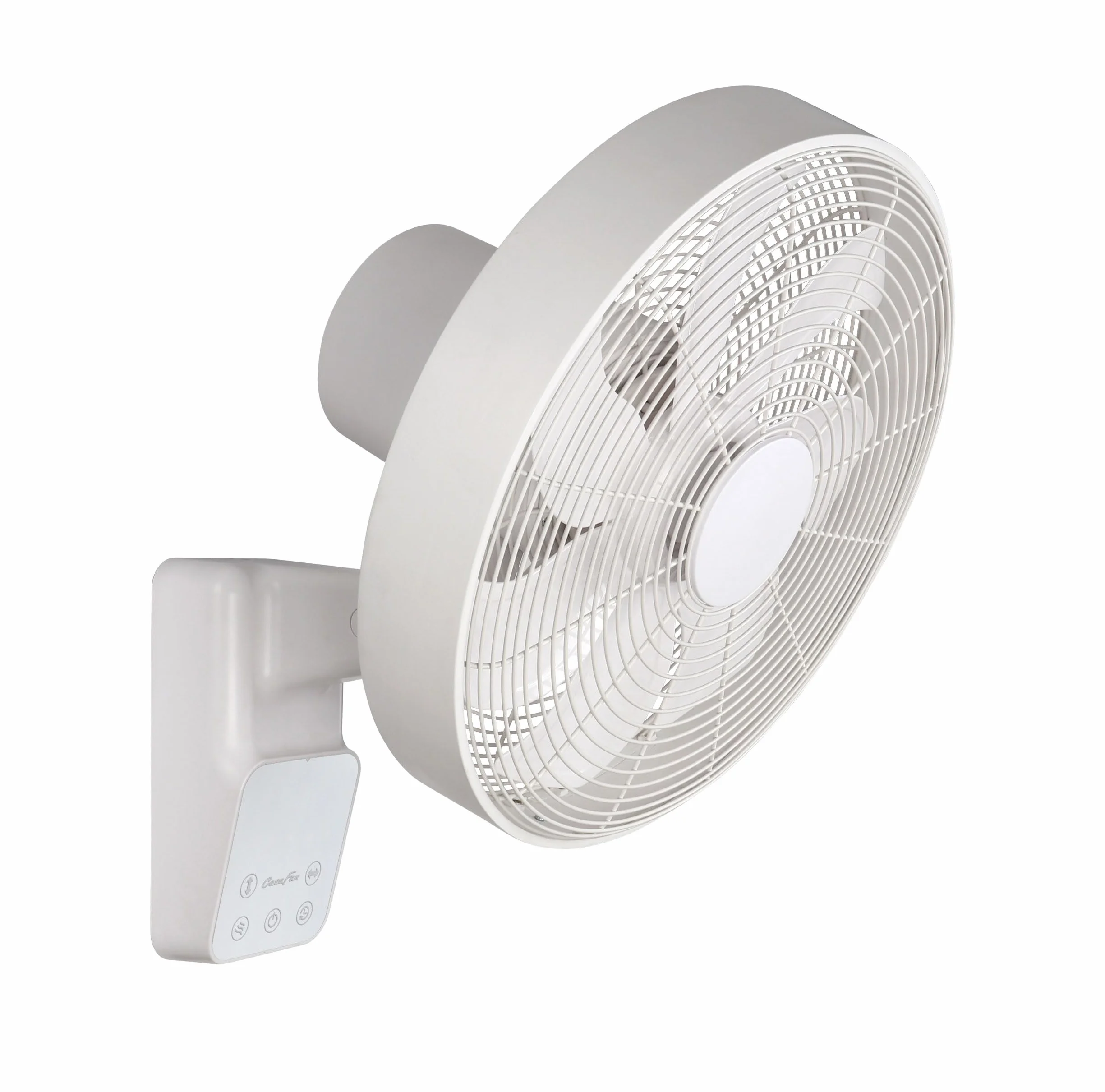 Airos Eco Design Wall - Ventilador de pared con mando a distancia, color blanco