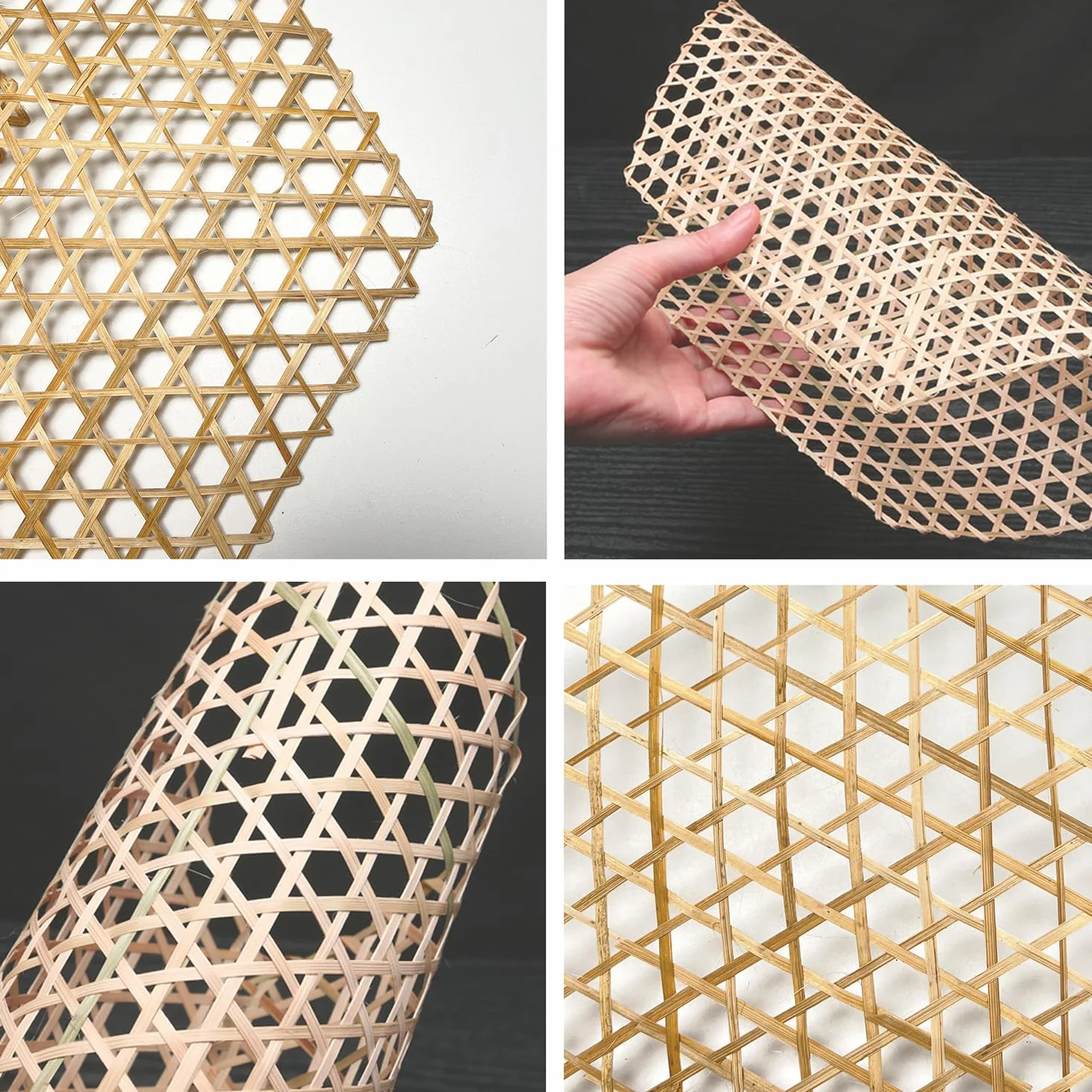 Bambú Vaporera Steamer Mat 6 Piezas Hexagonal Reutilizable Horno Cocinar