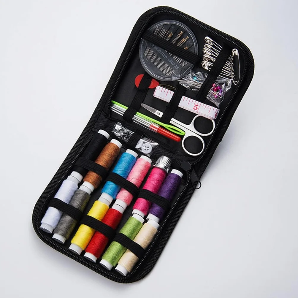 Juego de Costura Herramientas para el hogar Kit de Costura Caja de Costura Herramientas de Costura Mini Juego Combinado Kit de Costura de 75 Piezas