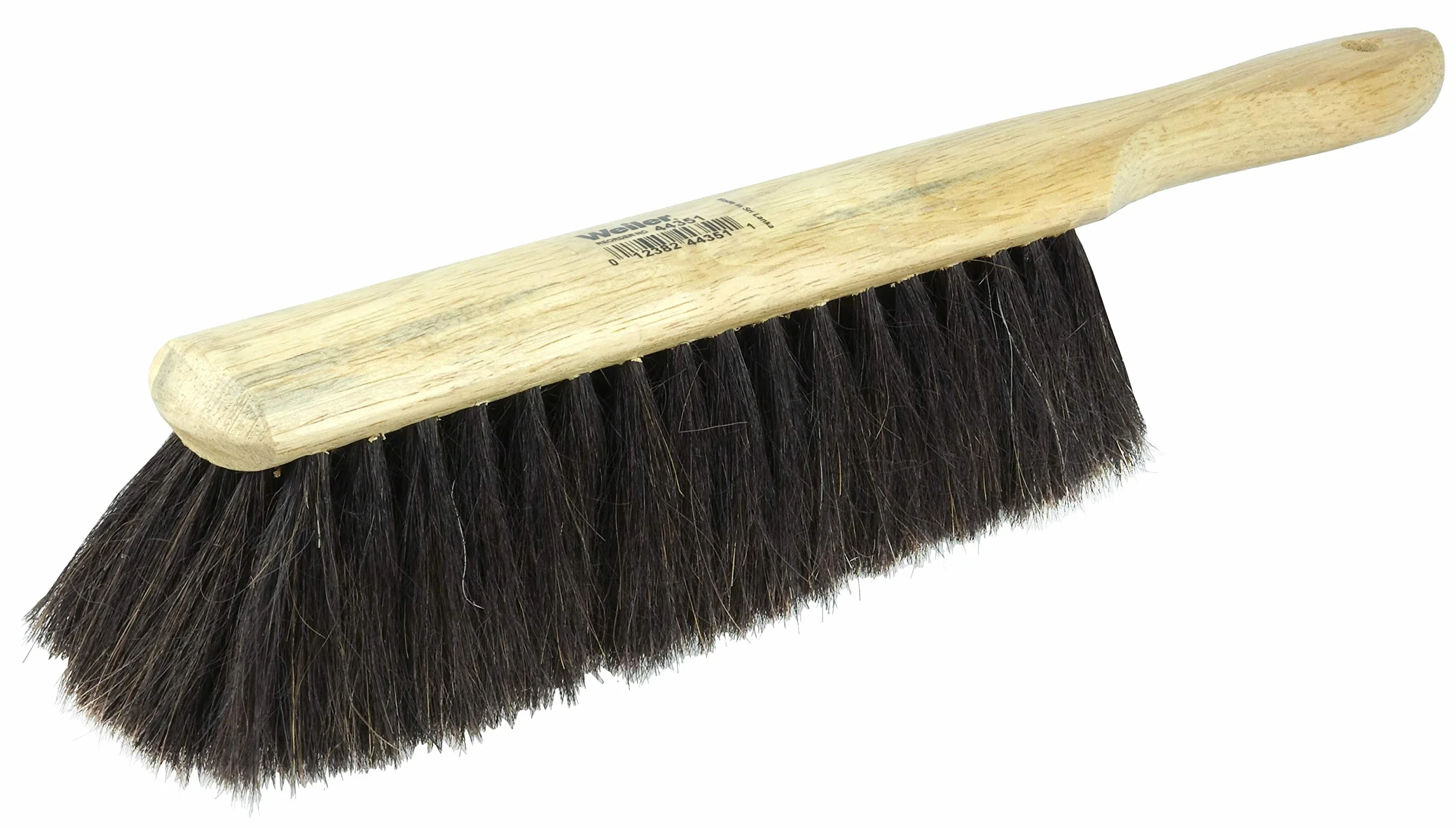 Weiler 44351 crin contador plumero con mango de madera, 2 – 1/2 "Ancho de la cabeza:, 9" Longitud total, Natural