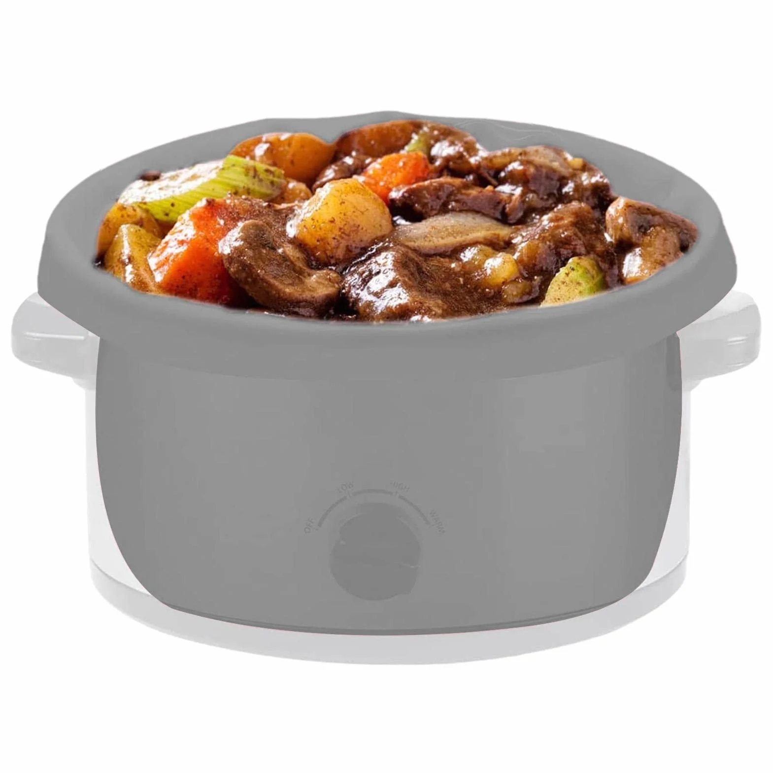 4 plantillas para ollas cocina de silicona antifugas reutilizables calidad alimentaria 6-7QT