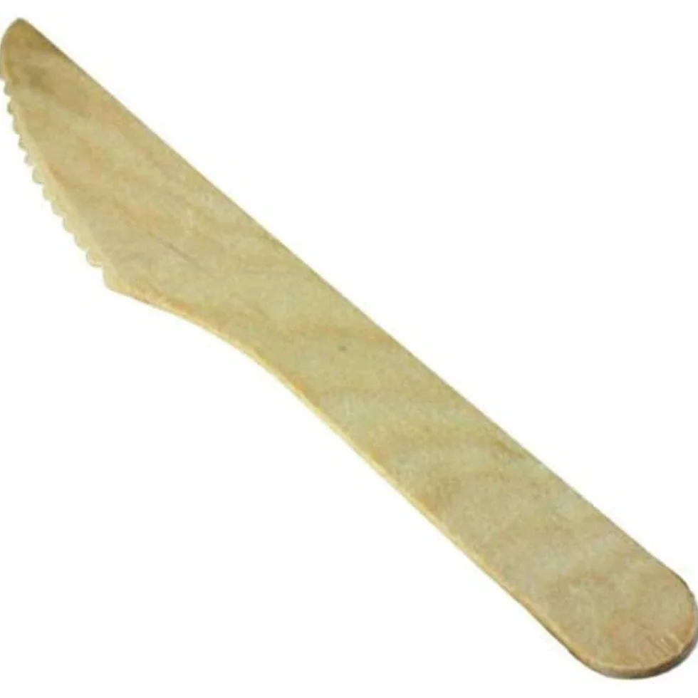 Cuchillos desechables Birchwood - 1000 unidades | Cuchillos de madera, Biodegradable cuchillos