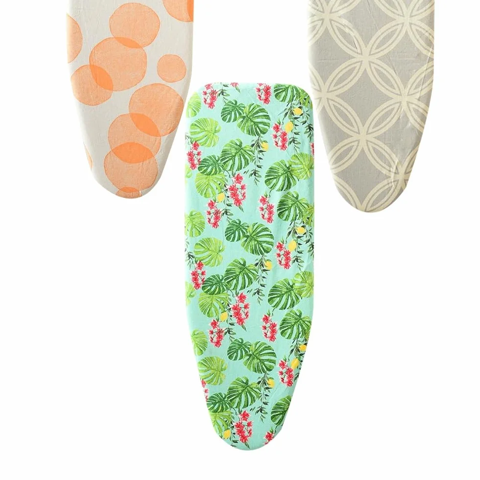 Funda Acolchada para Tabla de Planchar de 94 x 33 cm de Grosor, Resistente a Quemaduras, de algodón, fácil de Instalar (Verde)