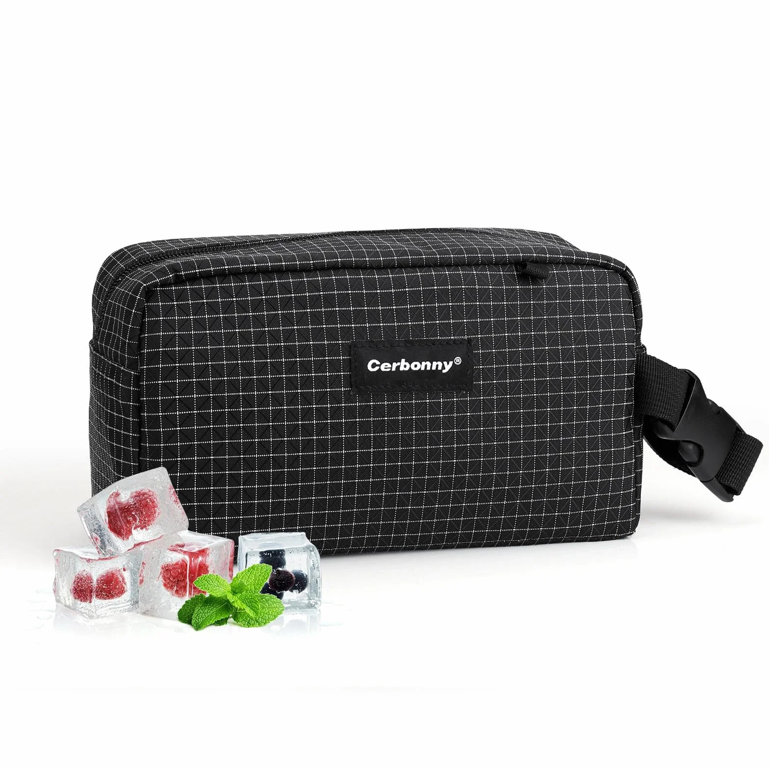 Cerbonny Bolsa de almuerzo pequeña congelable para el trabajo, la escuela, viajes, bolsa de almuerzo pequeña a prueba de fugas, pequeña bolsa aislada para niños de 3 años o más, bolsas de almuerzo
