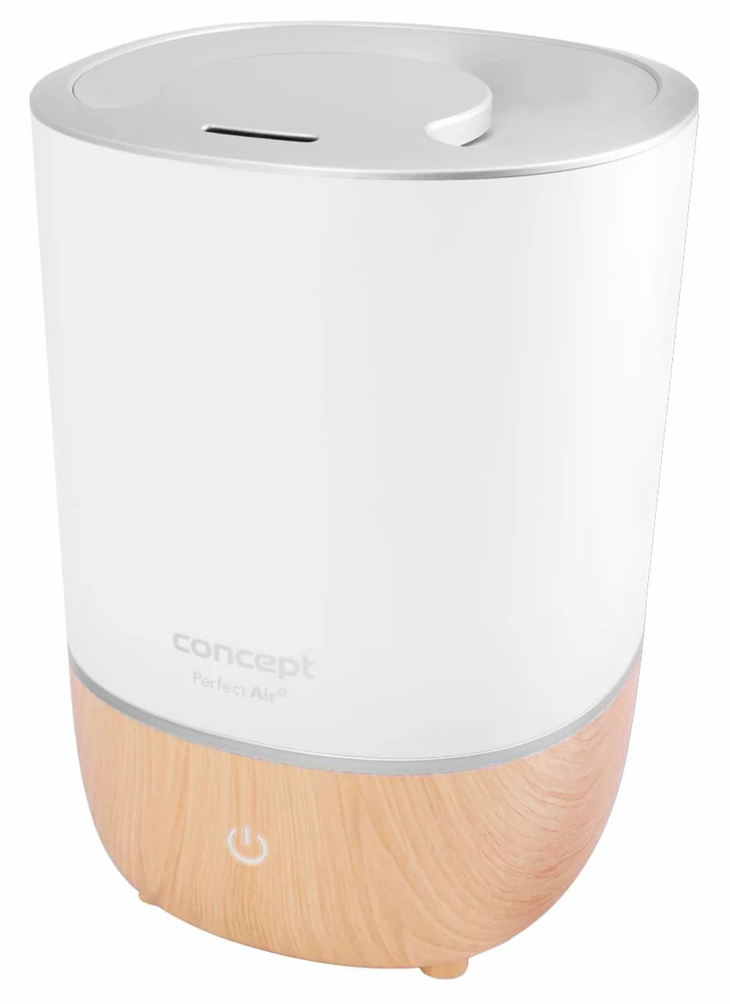 Concept Hausgeräte ZV1200 Perfect Air Humidificador de aromaterapia, 4 litros, 3 niveles de intensidad de vapor, adecuado para habitaciones de hasta 30 m2 (blanco)